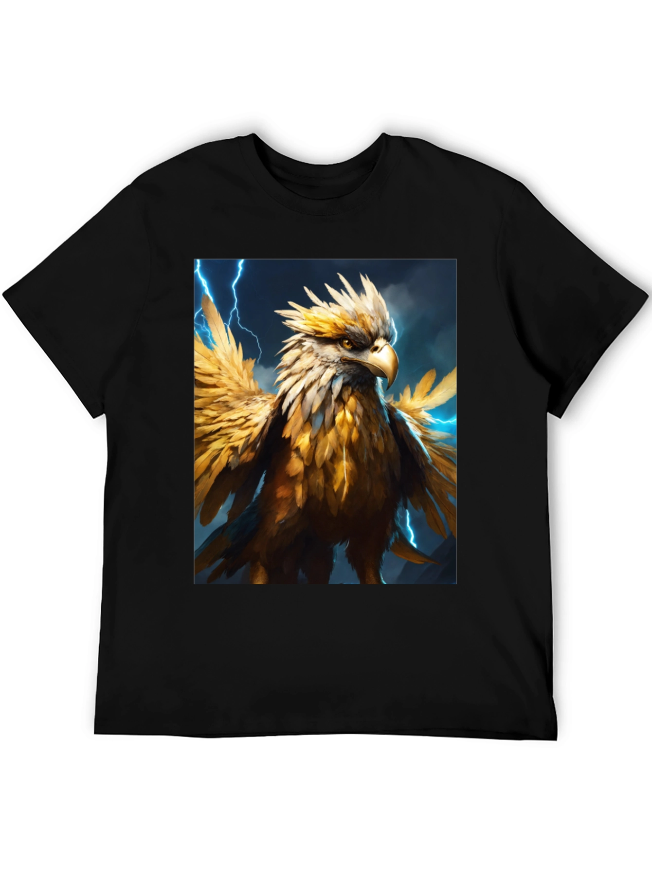 Gryphon Graphic Tee - Black Cotton Blend