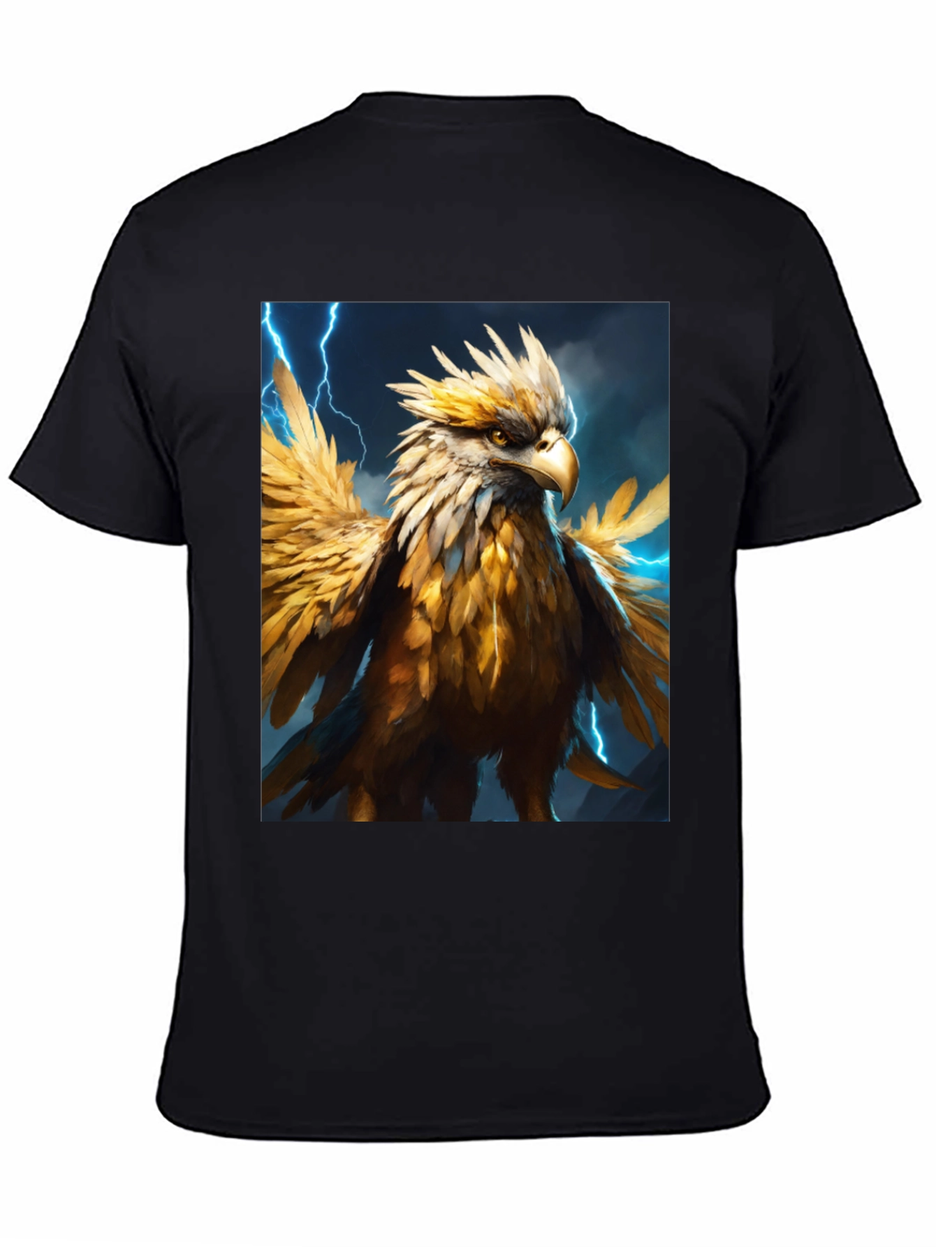 Gryphon Graphic Tee - Black Cotton Blend