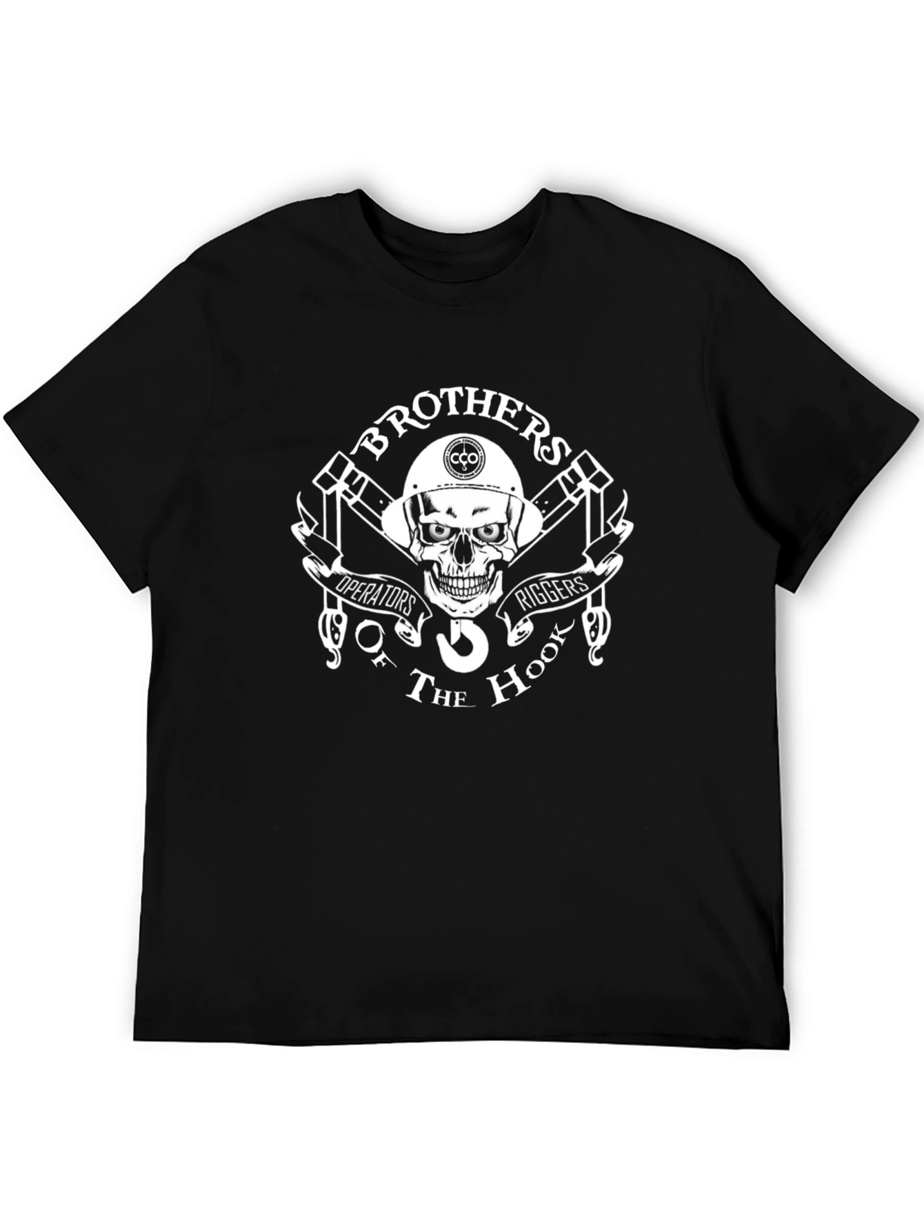 Brothers Operators Riggers of The Hook Black T-Shirt