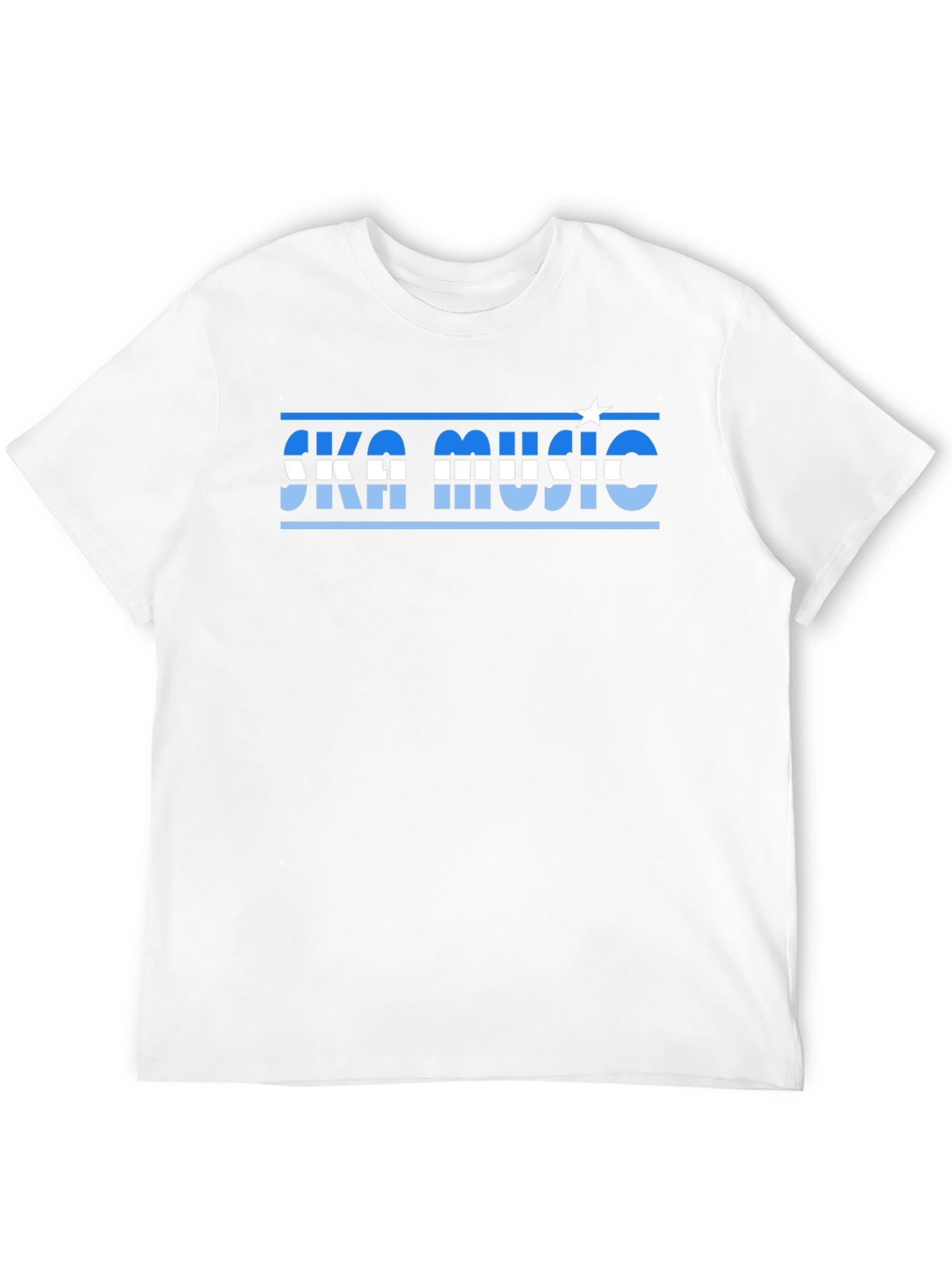 Ska Music Graphic Tee - Black Casual T-Shirt