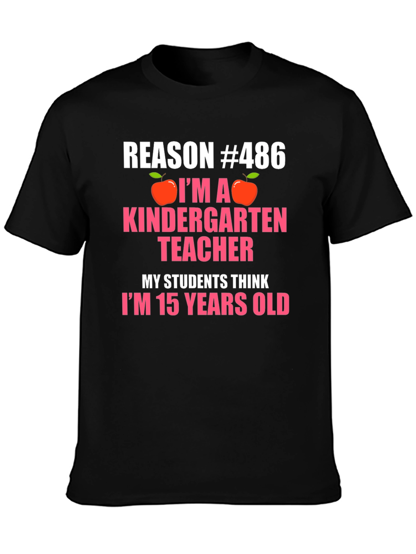 Kindergarten Teacher T-Shirt - Reason #486