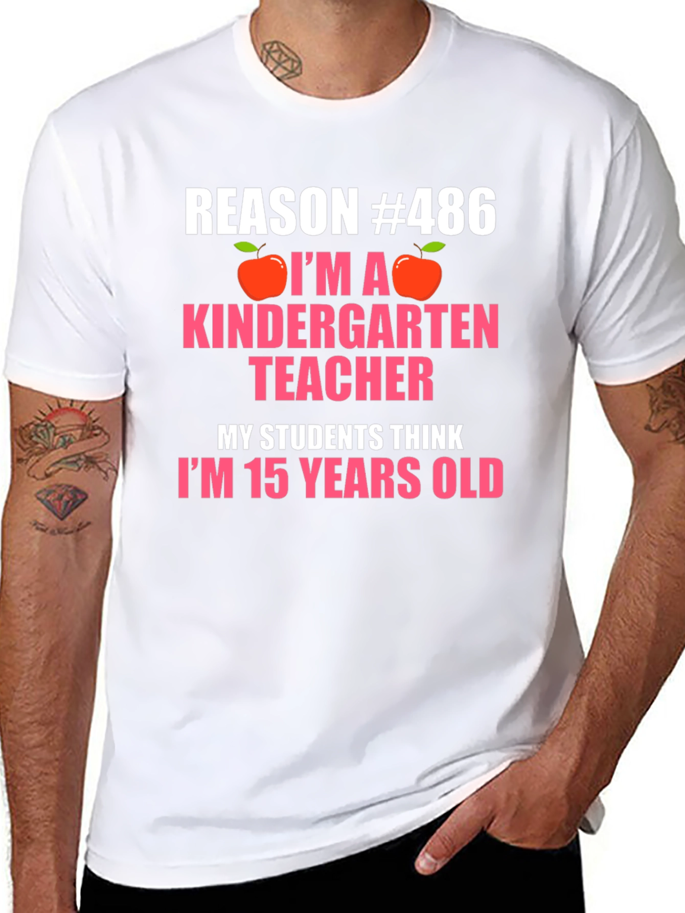 Kindergarten Teacher T-Shirt - Reason #486