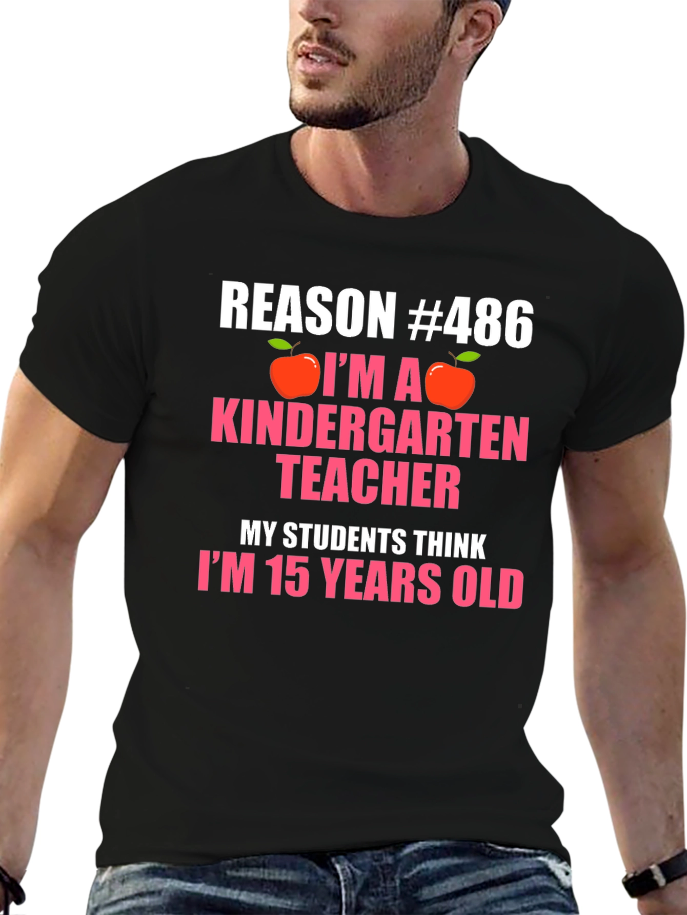 Kindergarten Teacher T-Shirt - Reason #486