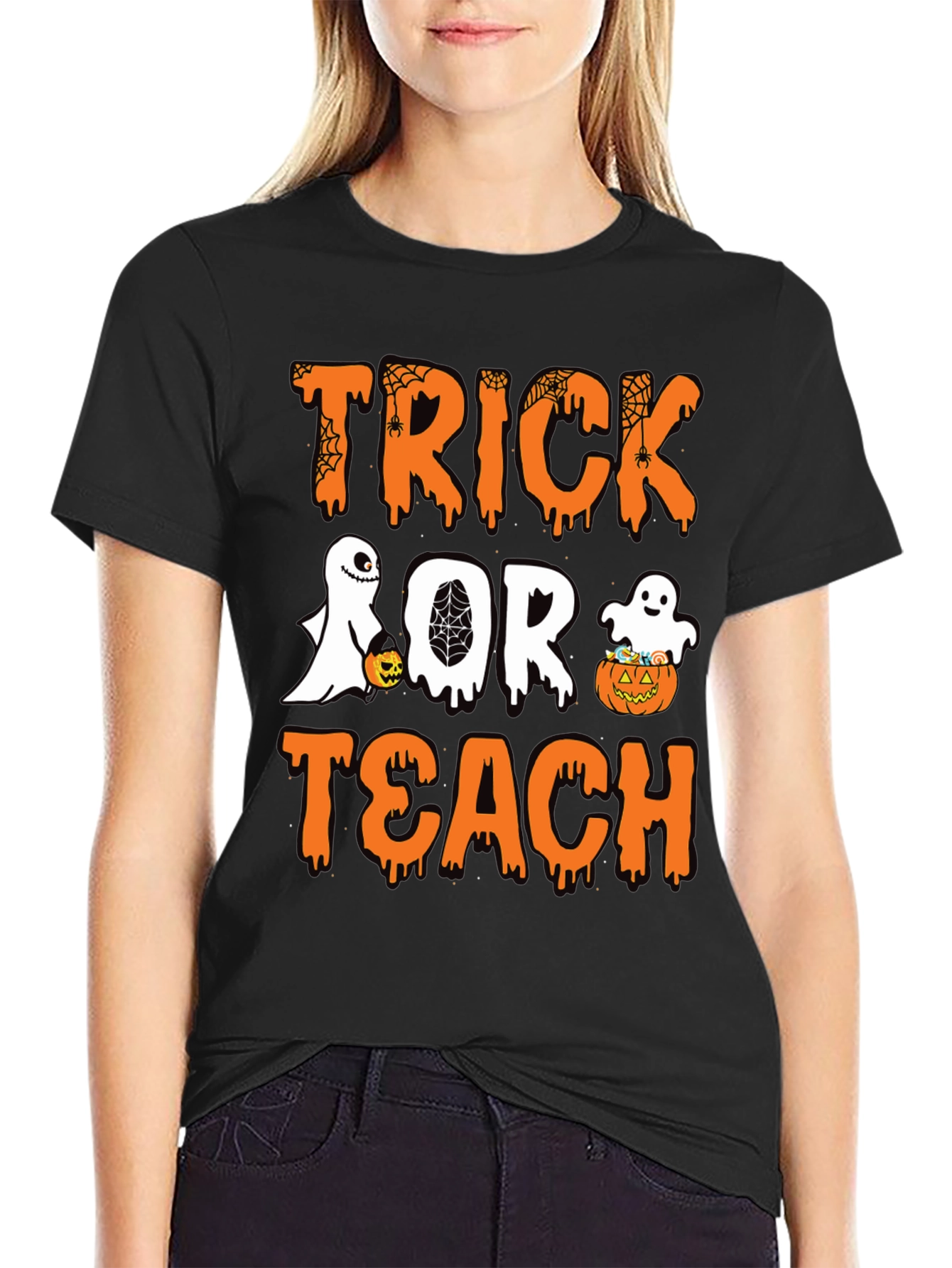 Trick or Teach Halloween T-Shirt