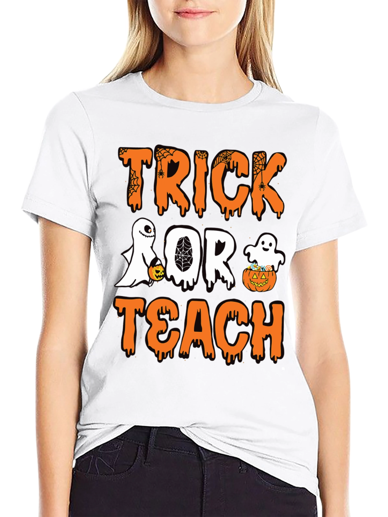 Trick or Teach Halloween T-Shirt
