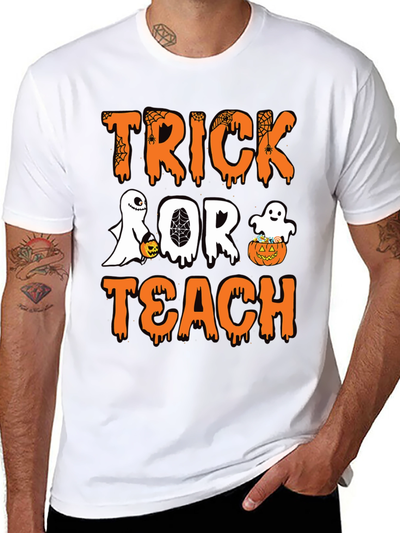 Trick or Teach Halloween T-Shirt