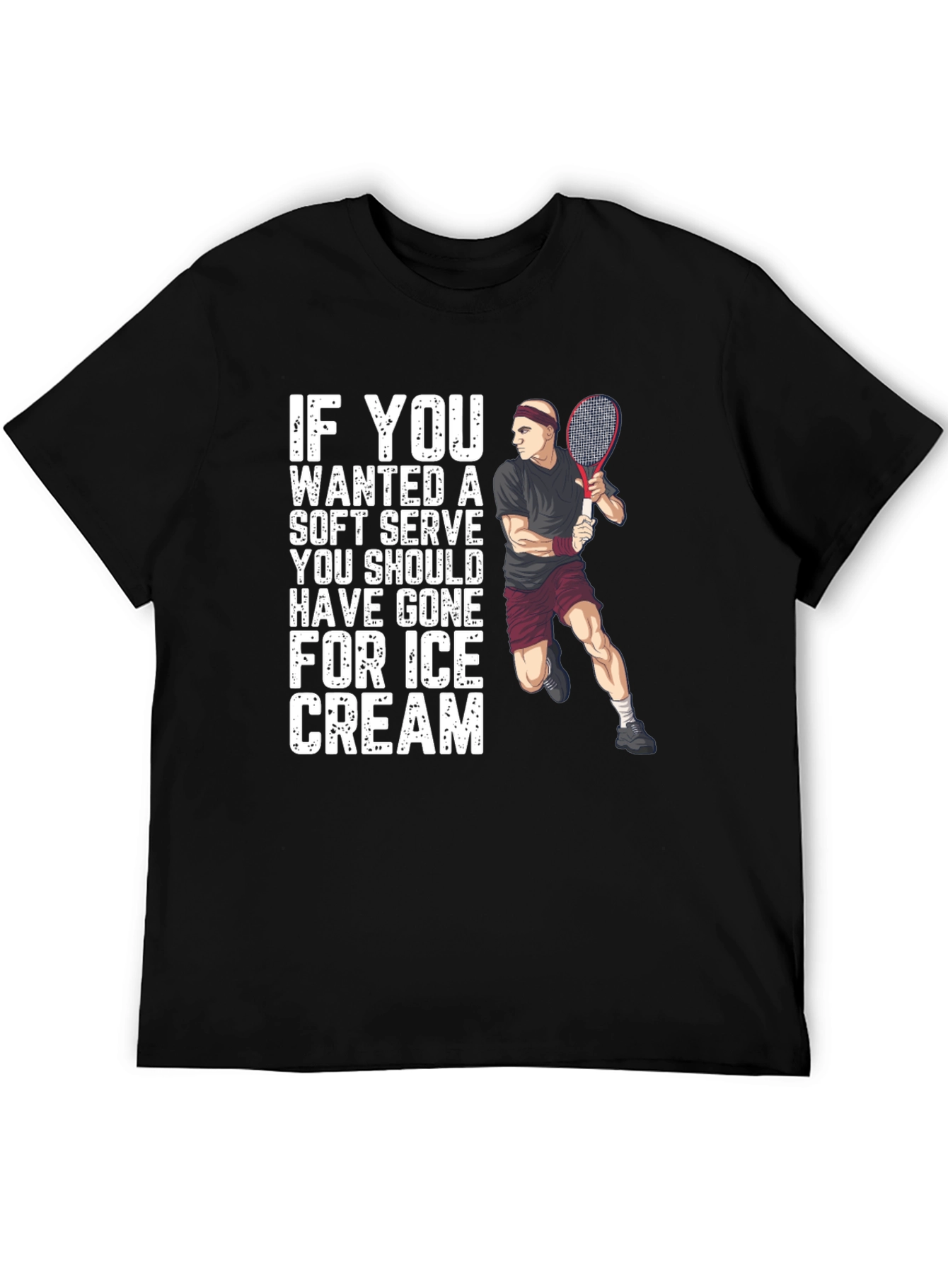 Soft Serve Ice Cream Tennis T-Shirt