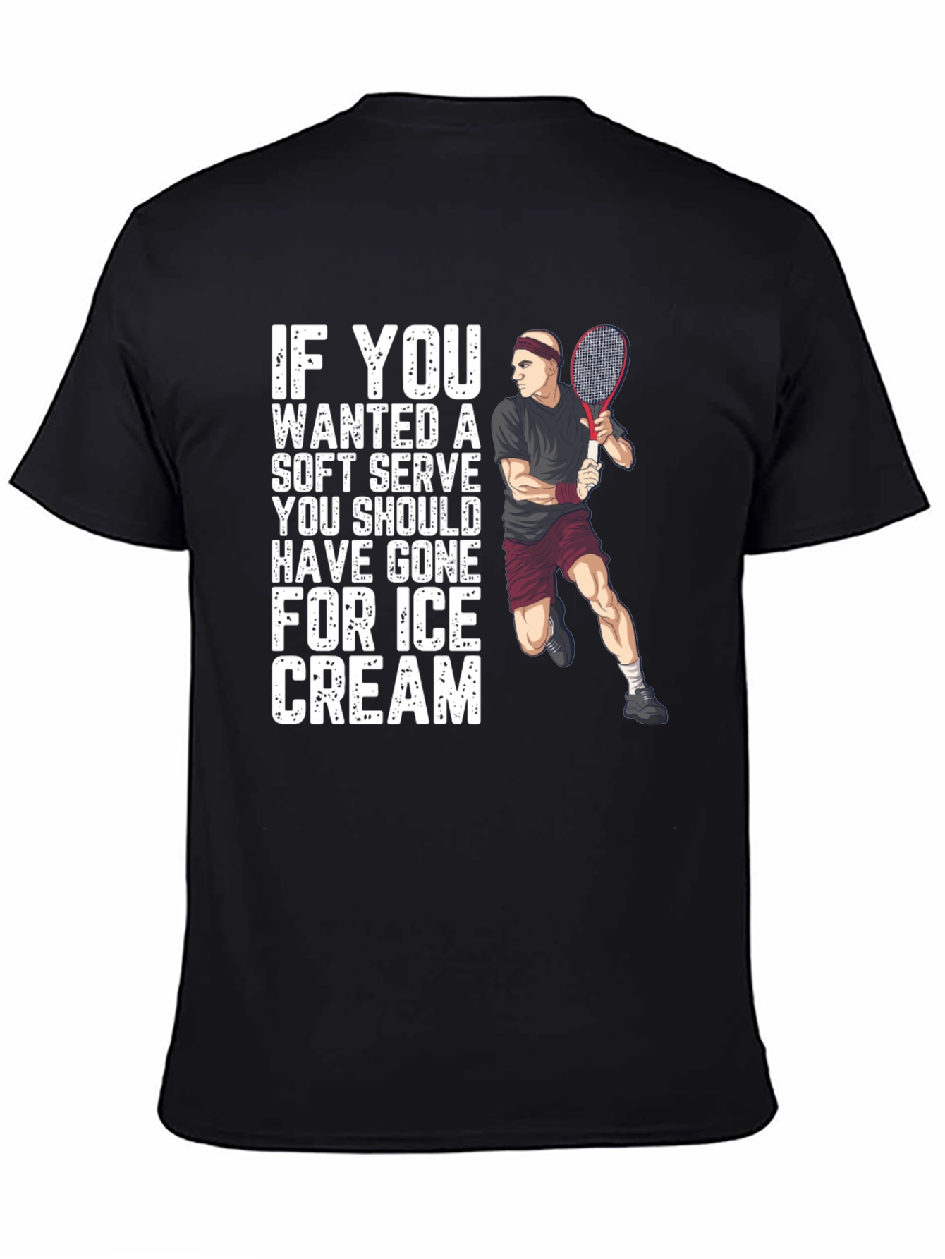 Soft Serve Ice Cream Tennis T-Shirt