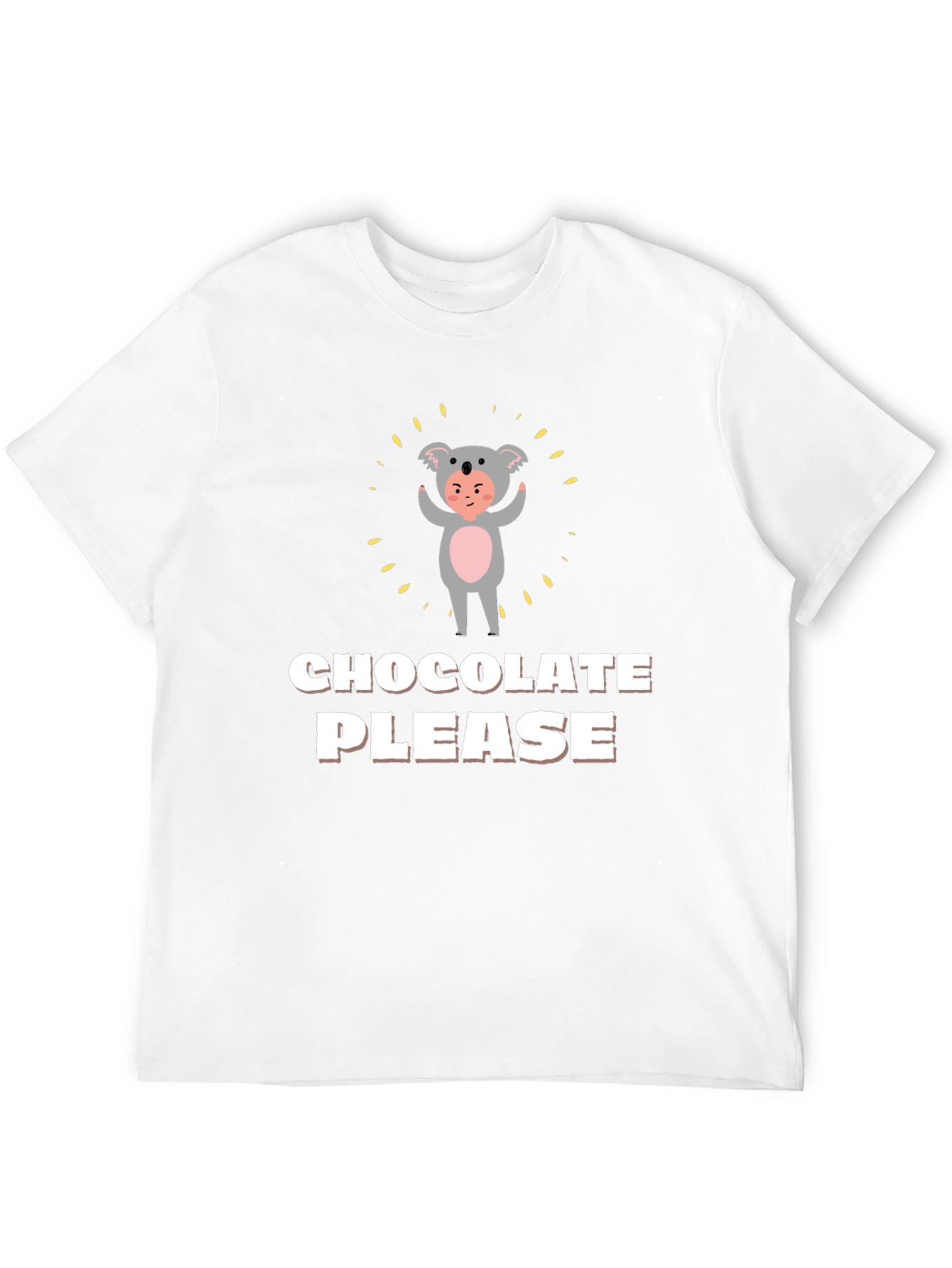 Chocolate Please Funny Graphic Tee