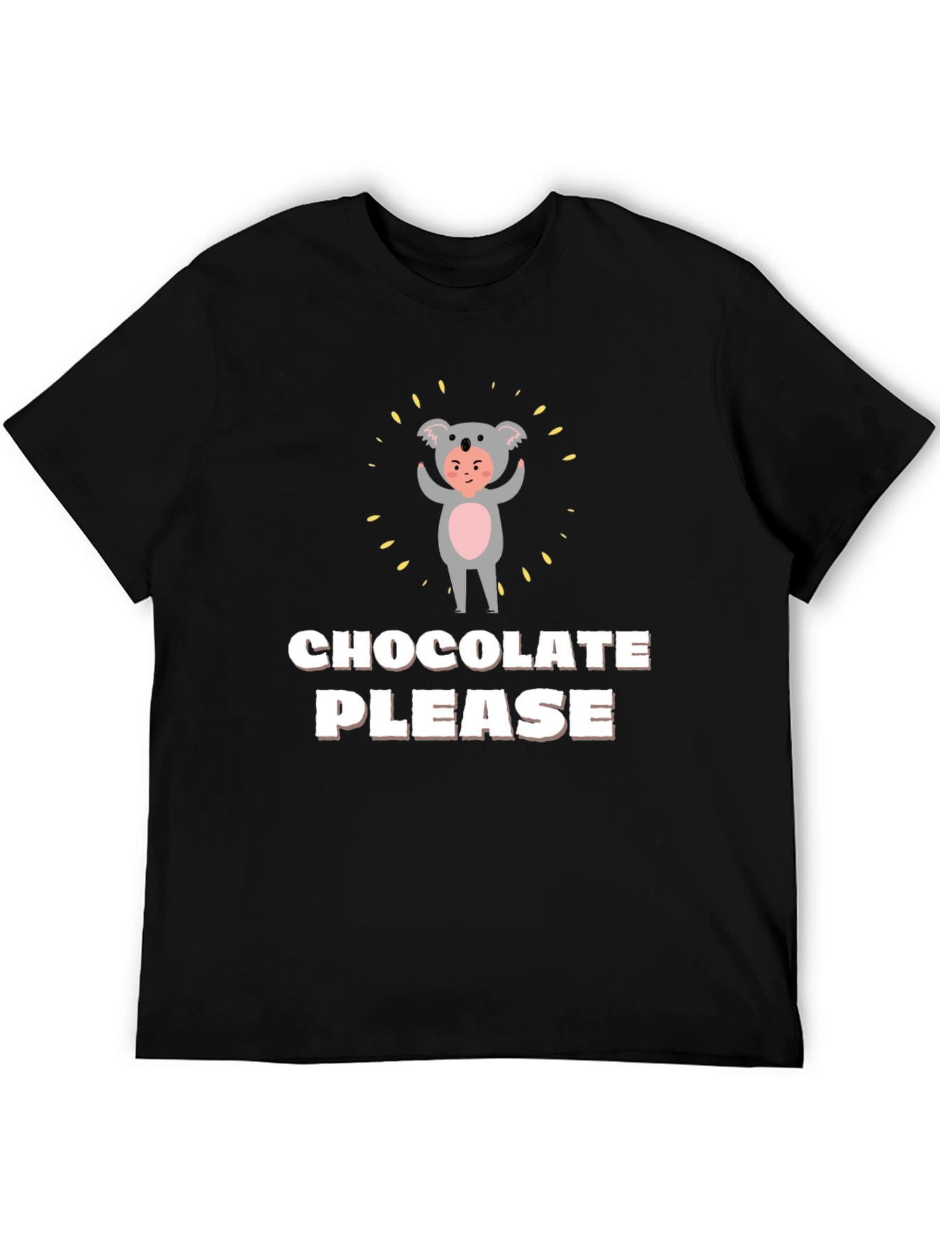 Chocolate Please Funny Graphic Tee