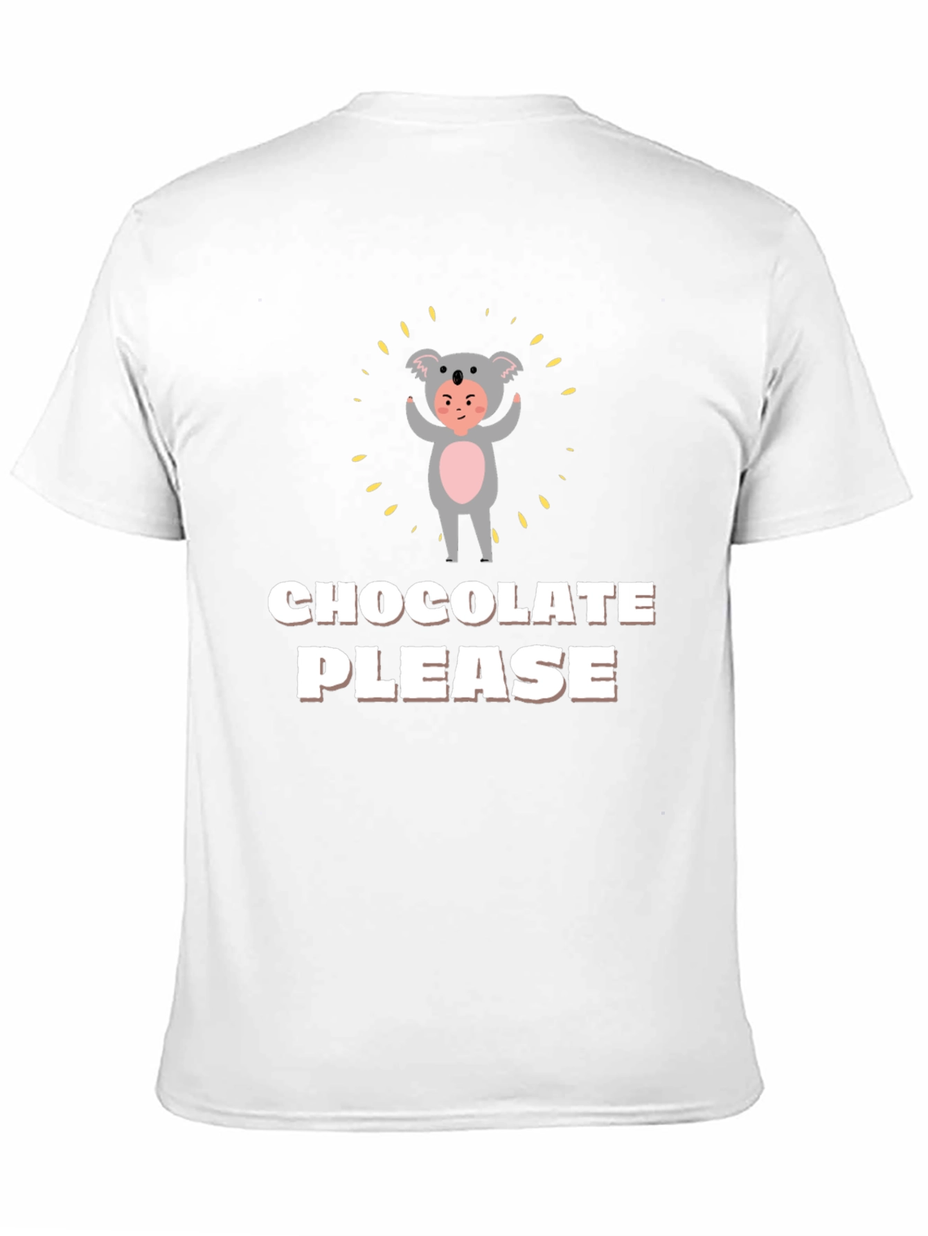 Chocolate Please Funny Graphic Tee