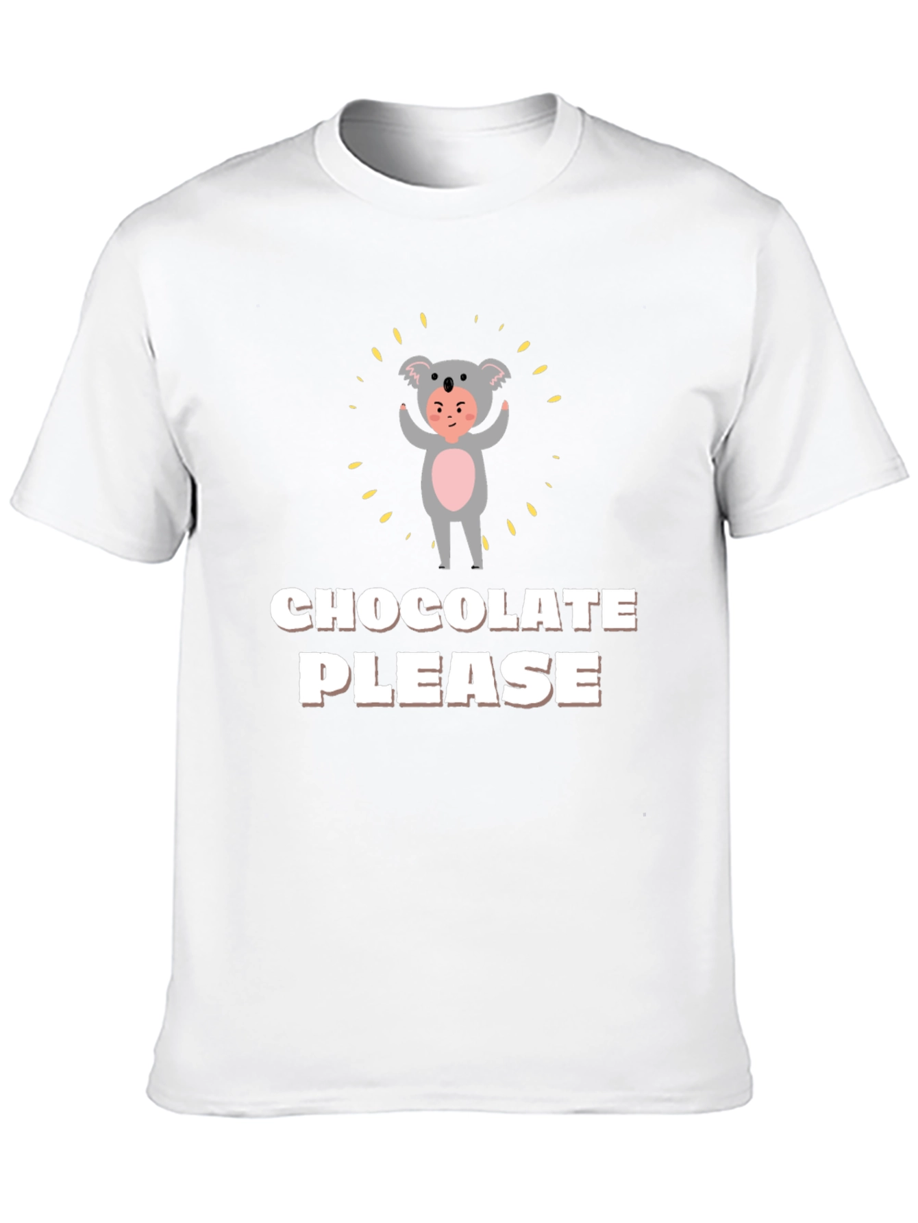 Chocolate Please Funny Graphic Tee