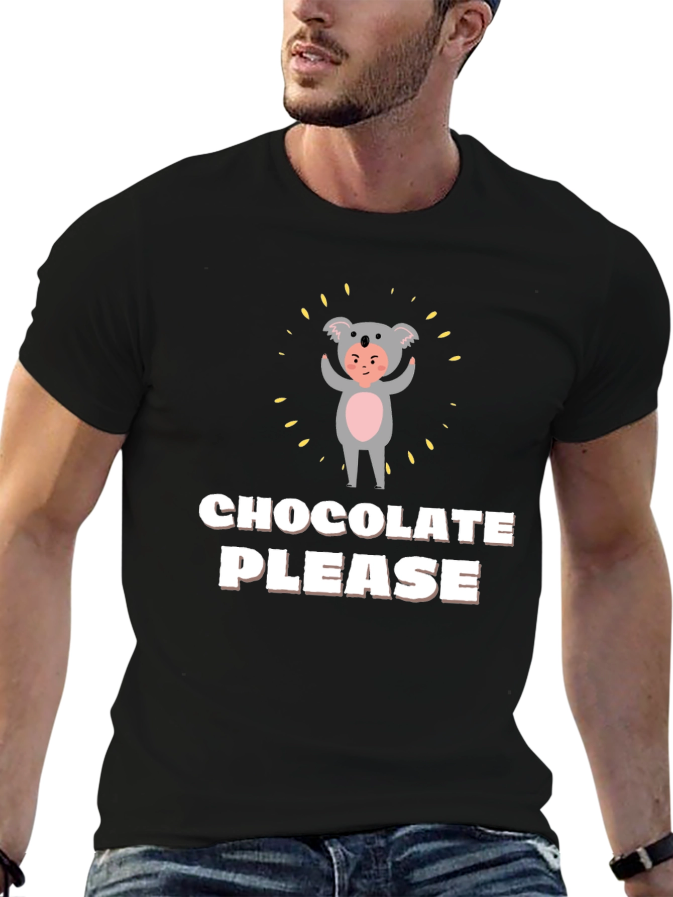 Chocolate Please Funny Graphic Tee