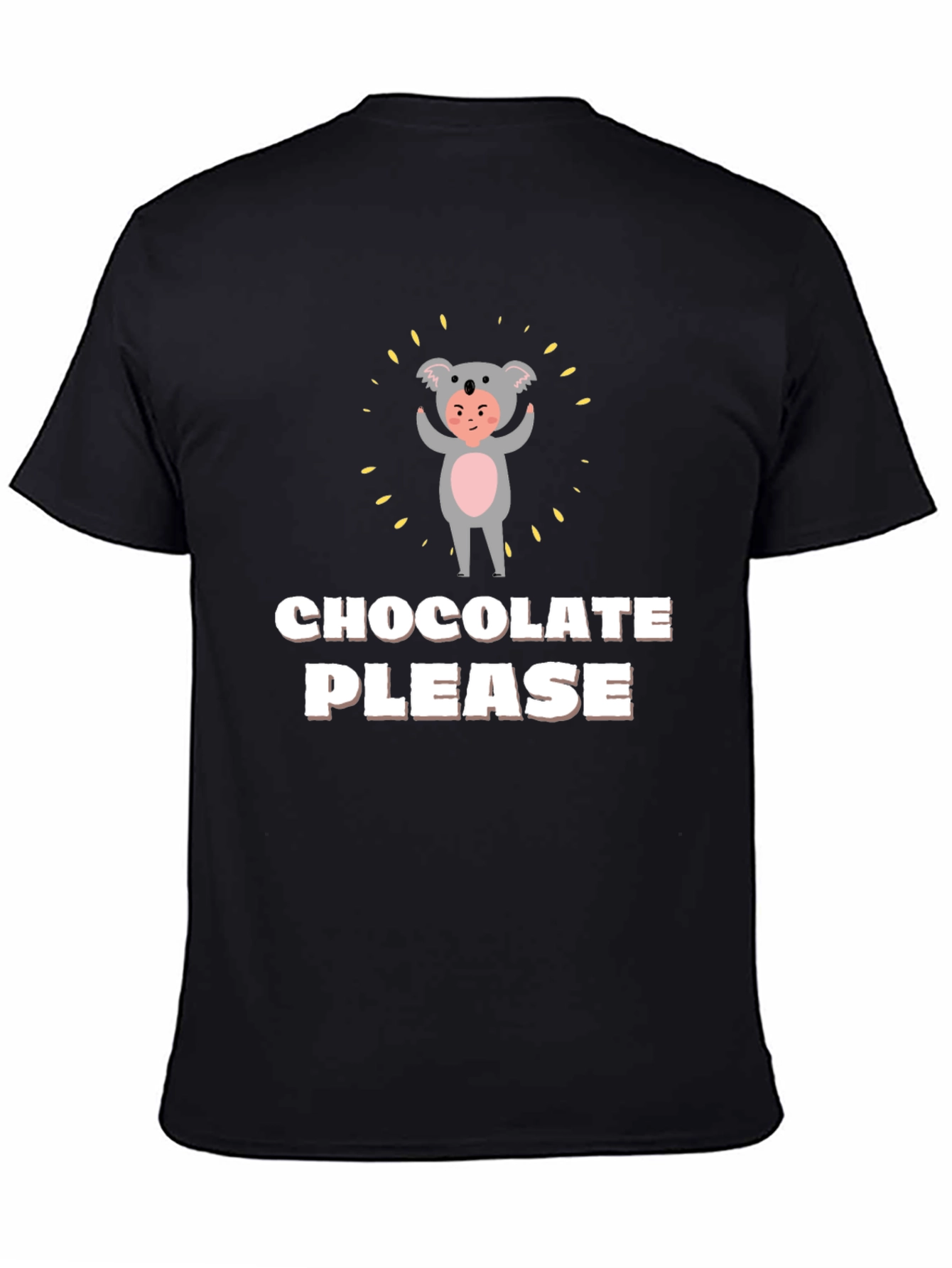 Chocolate Please Funny Graphic Tee