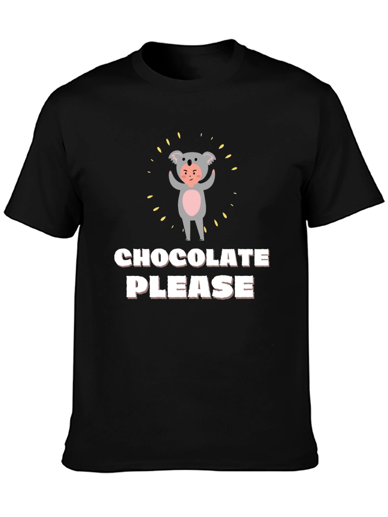 Chocolate Please Funny Graphic Tee