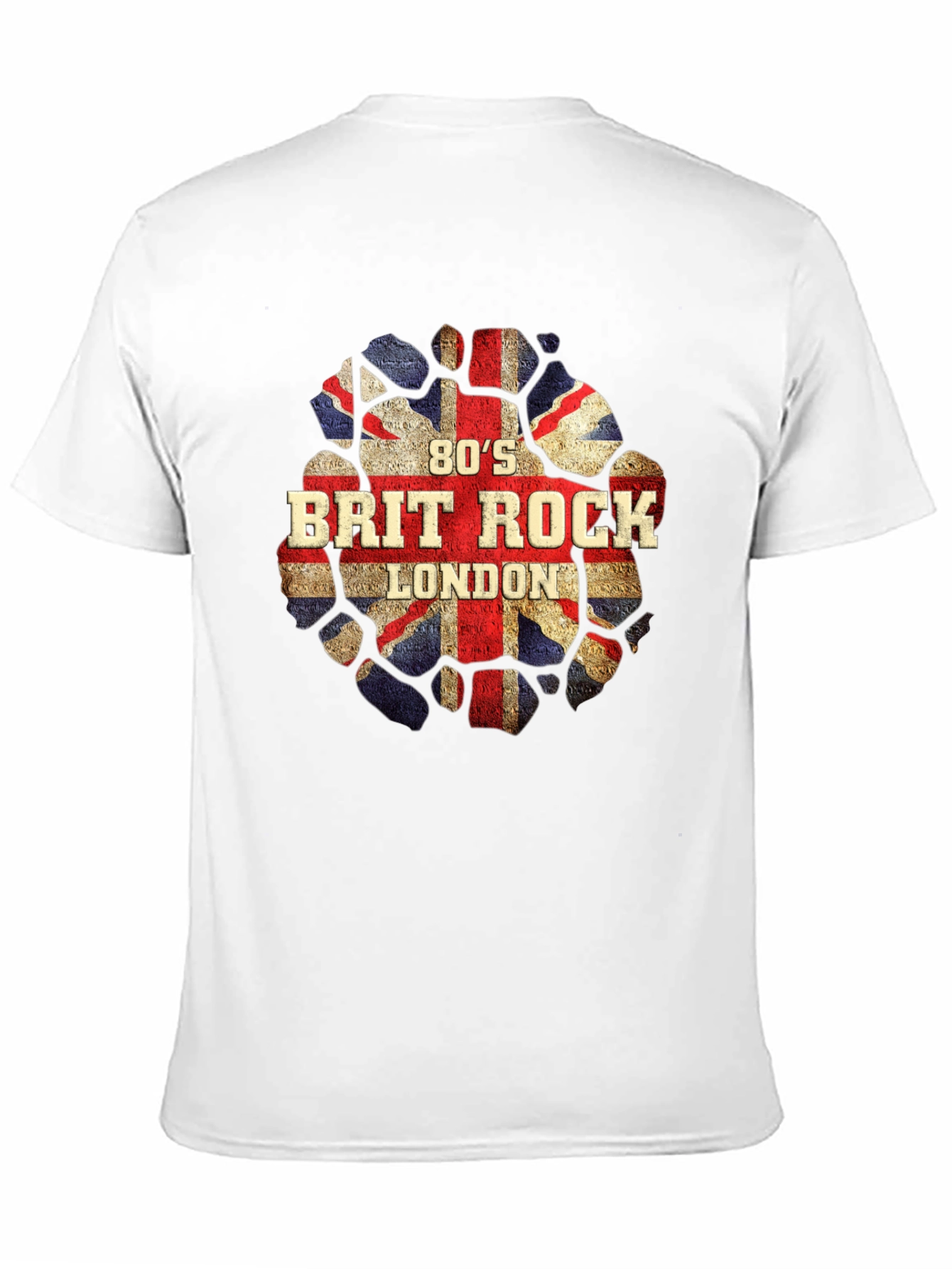 80s Brit Rock London T-Shirt - UK Flag Design
