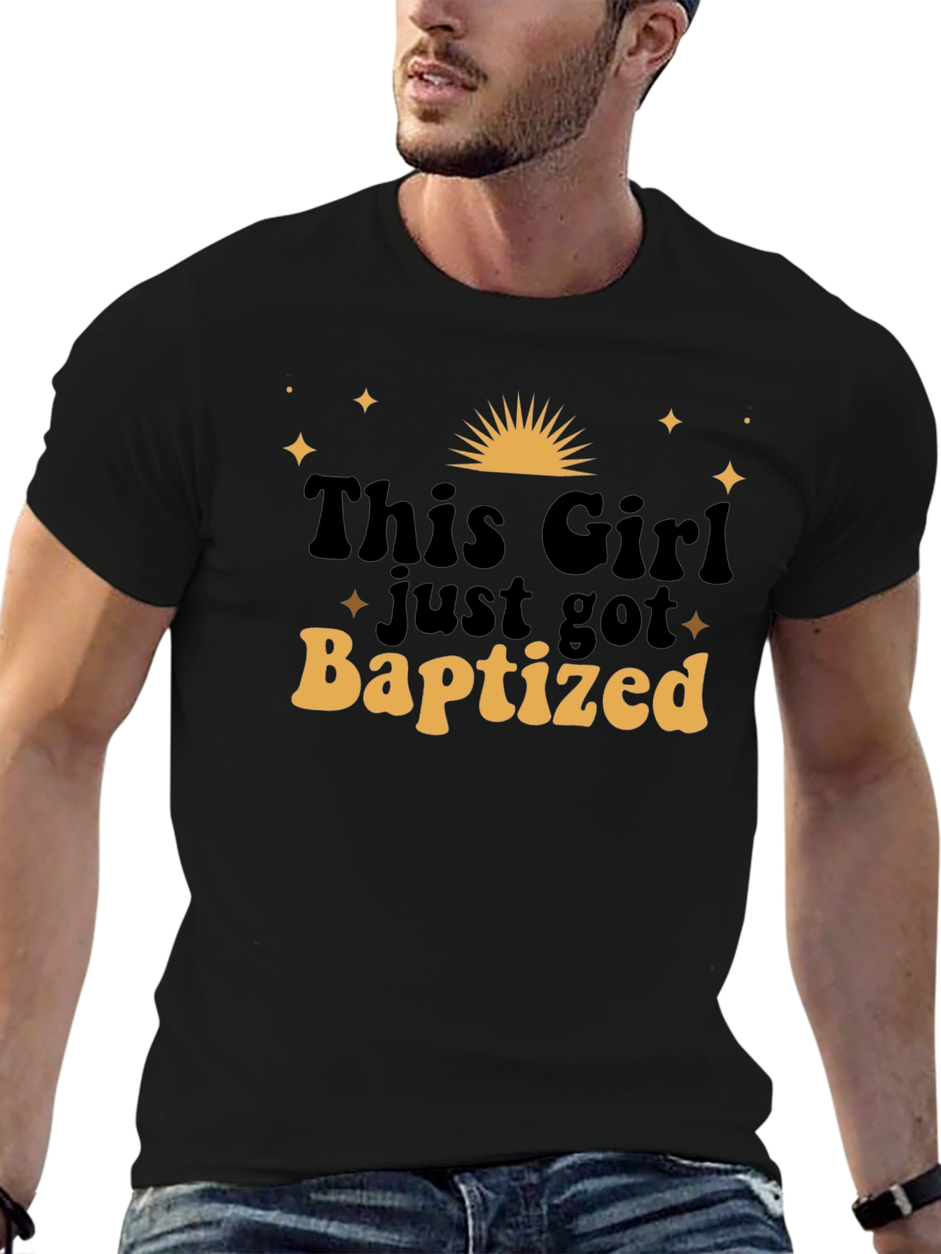 Baptized Girl Graphic Tee - Unisex Crew Neck
