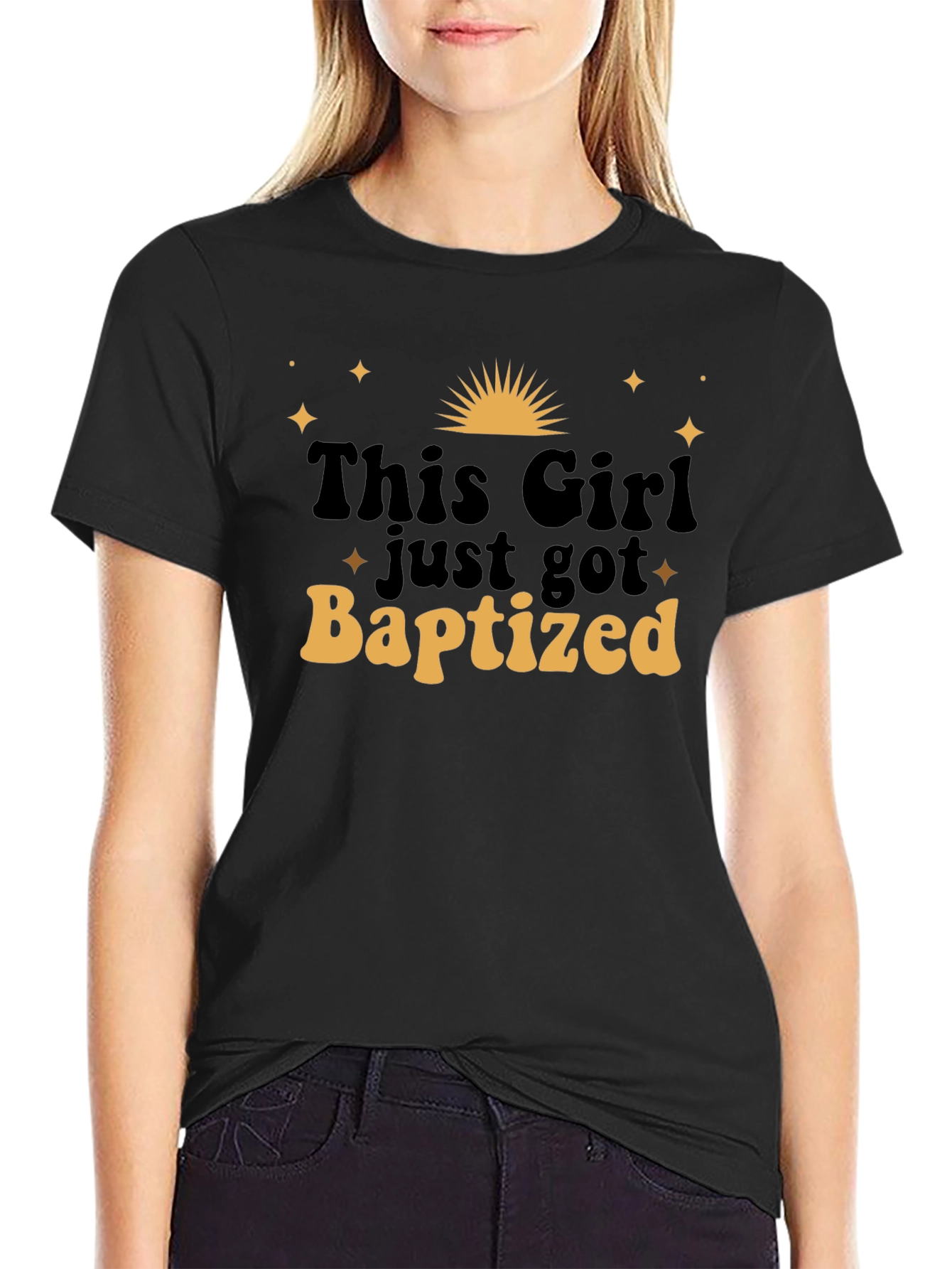 Baptized Girl Graphic Tee - Unisex Crew Neck
