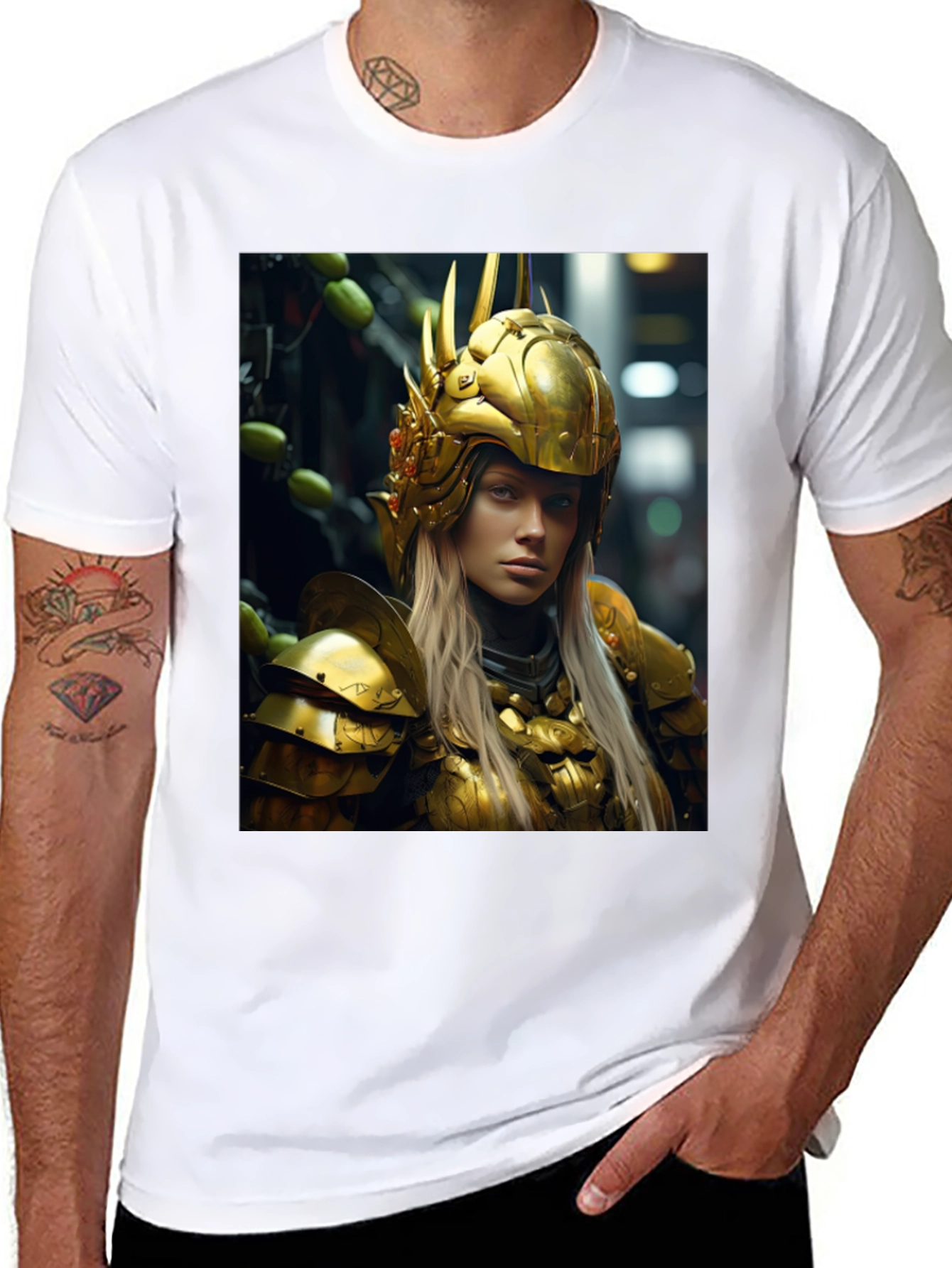 Golden Knight Woman Graphic T-Shirt