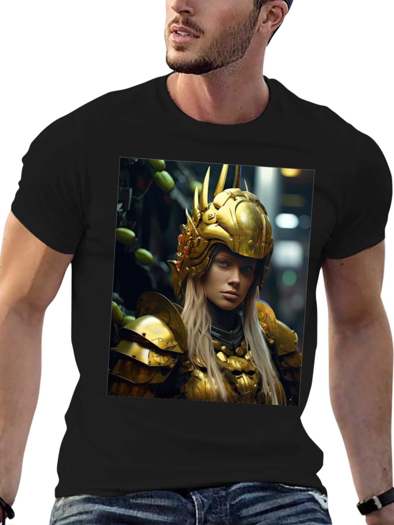 Golden Knight Woman Graphic T-Shirt