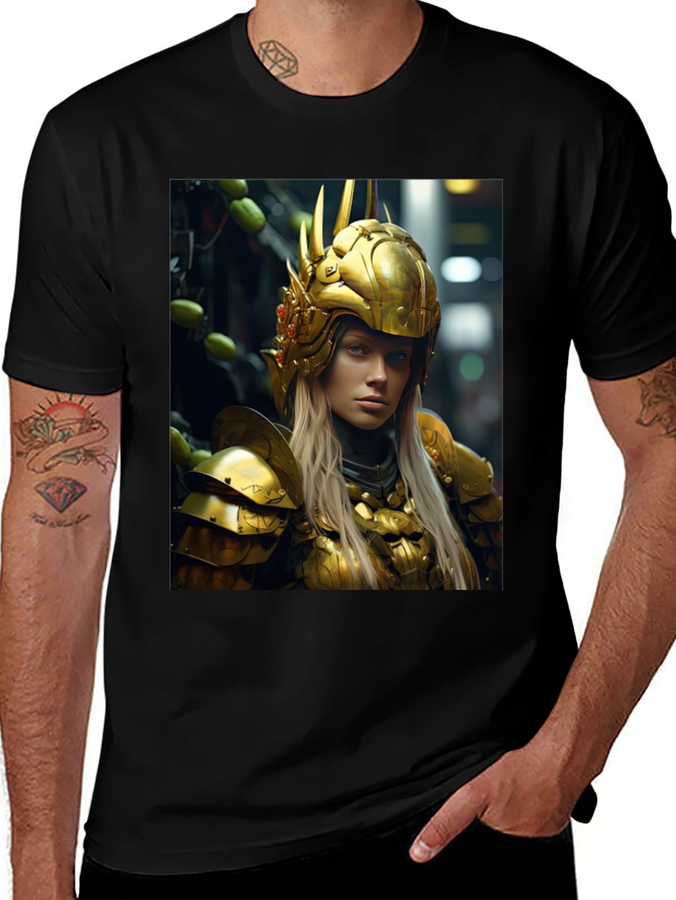 Golden Knight Woman Graphic T-Shirt