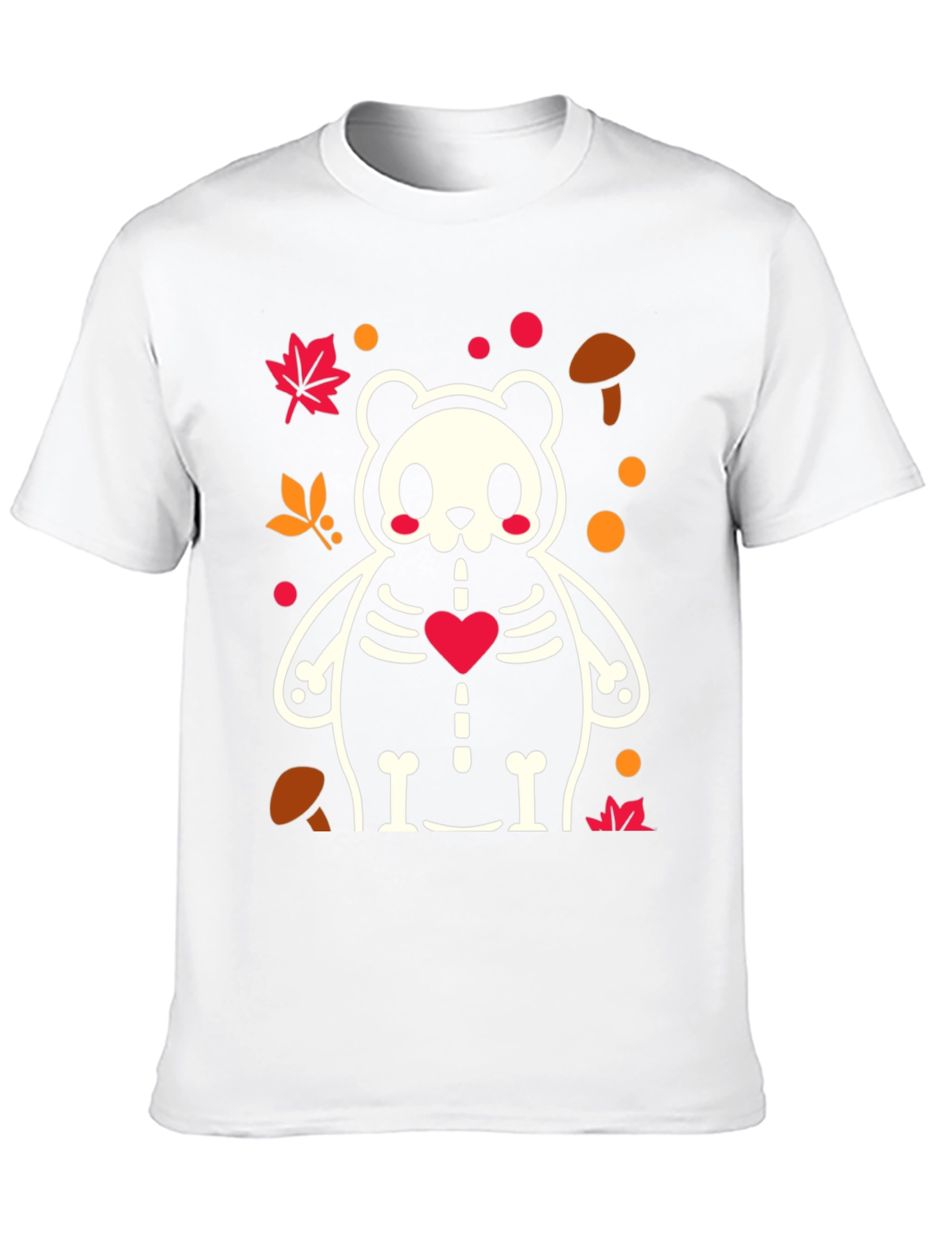 Spooky Cute Panda Skeleton Tee - Halloween Style