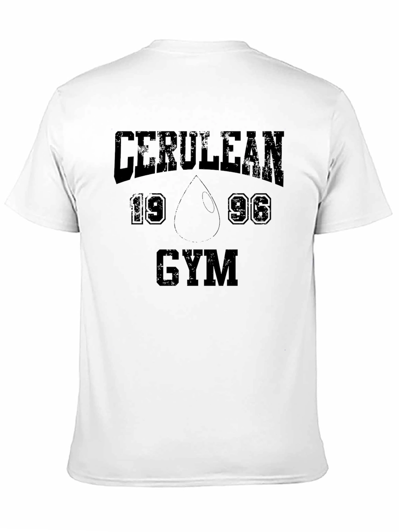 Cerulean Gym T-Shirt - Black Cotton Tee