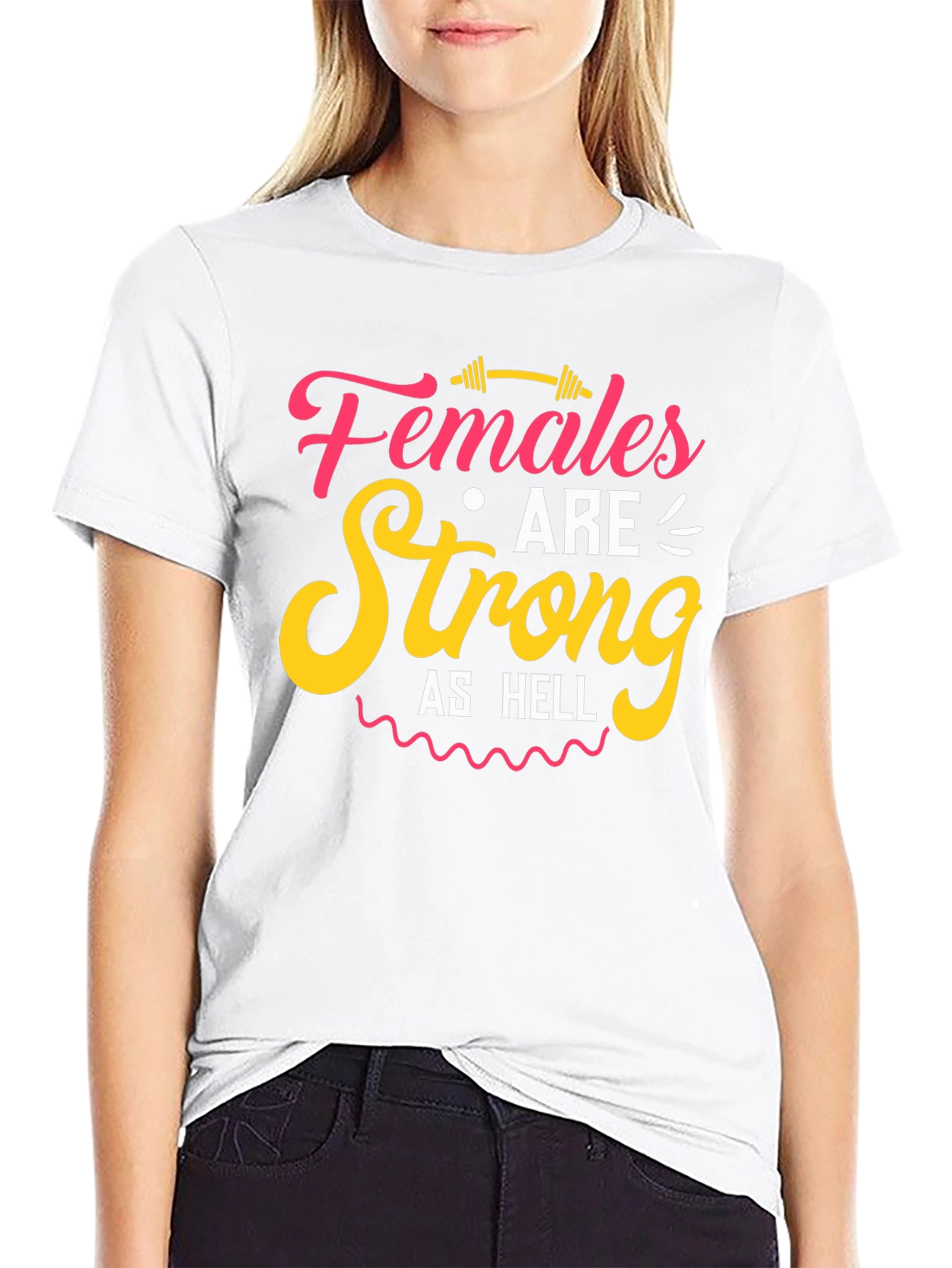 Females are Strong as Hell Graphic Tee