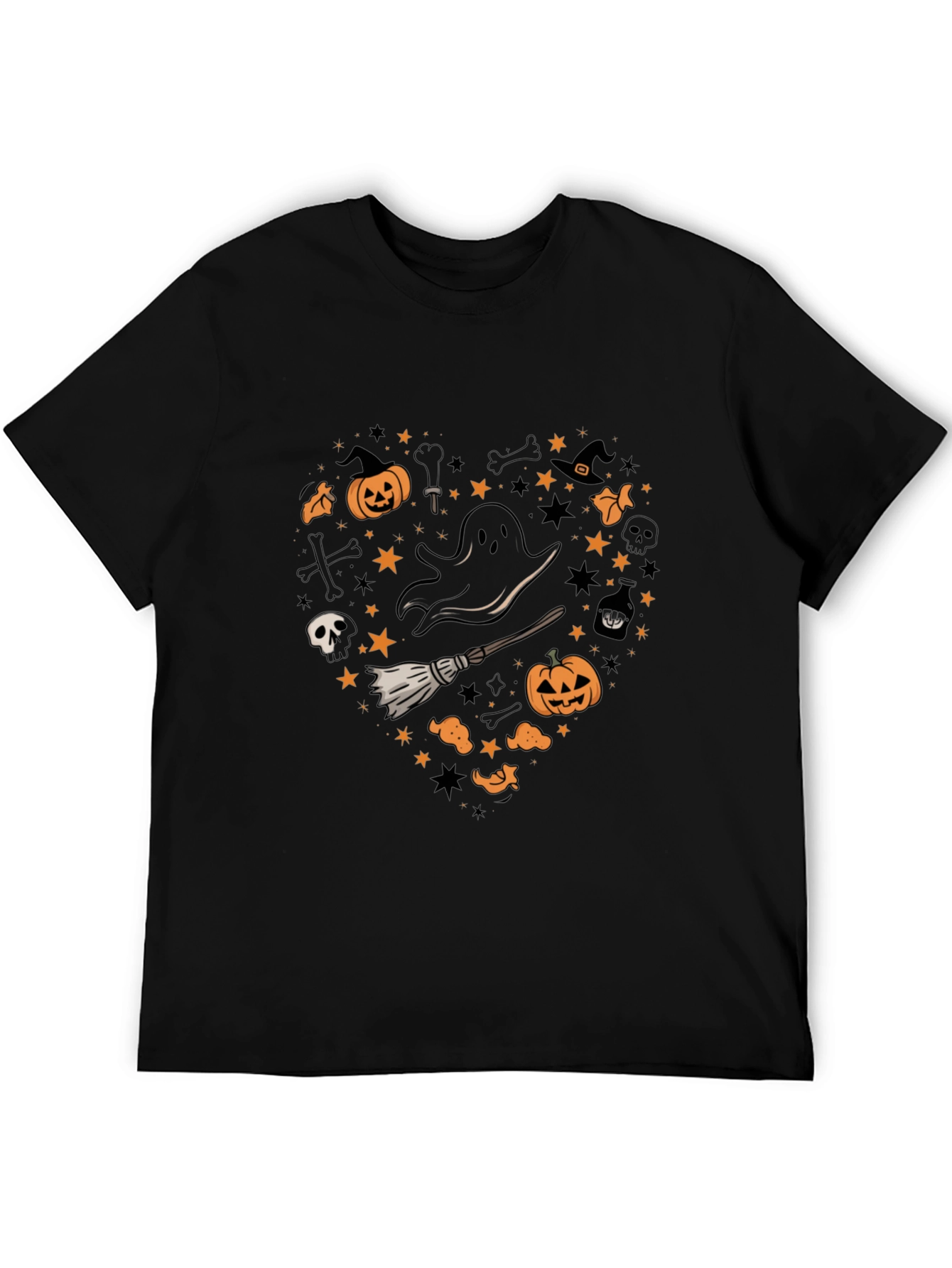 Halloween Ghost Heart Tee