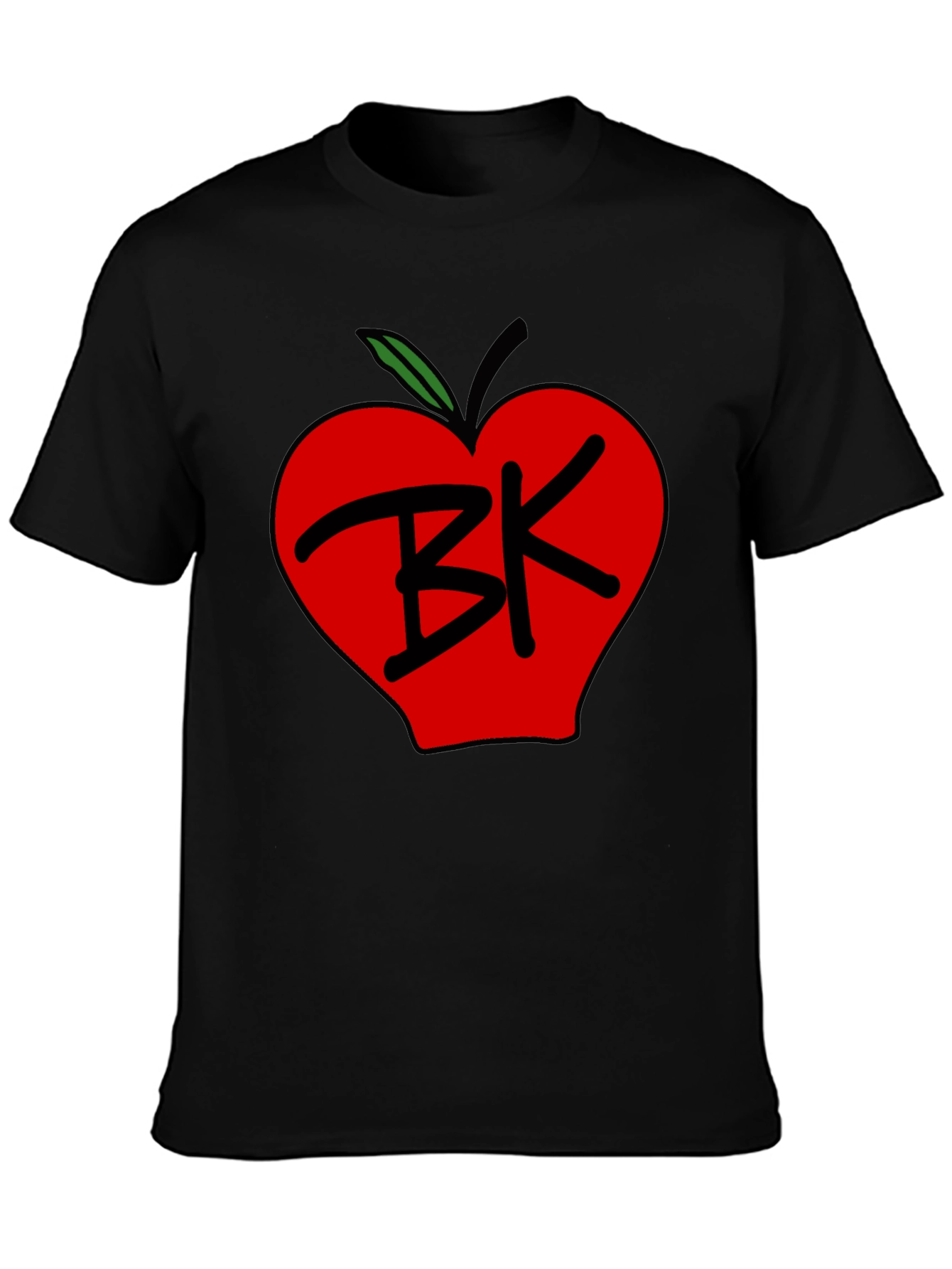 BK Apple Graphic Tee - Black Unisex T-Shirt