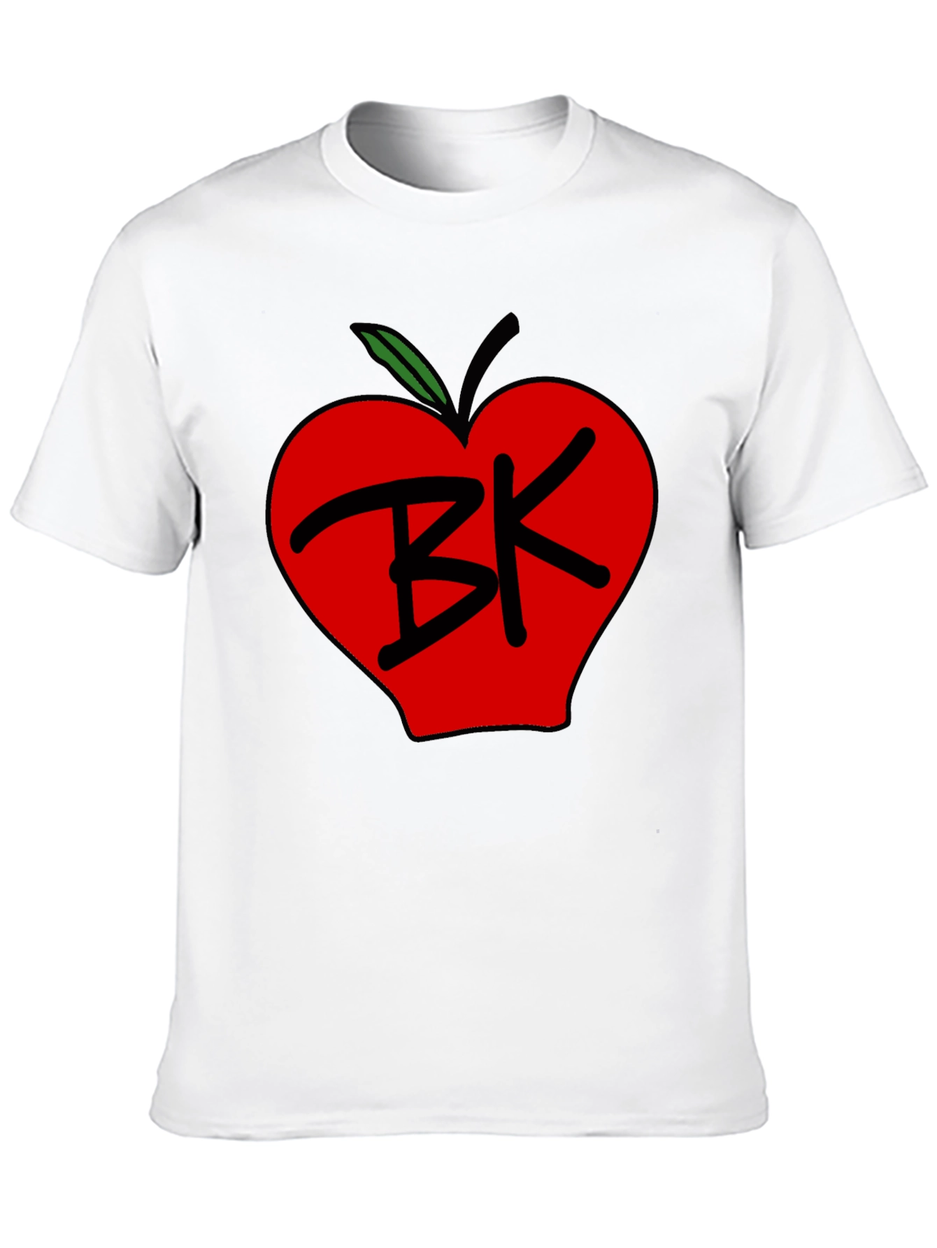 BK Apple Graphic Tee - Black Unisex T-Shirt