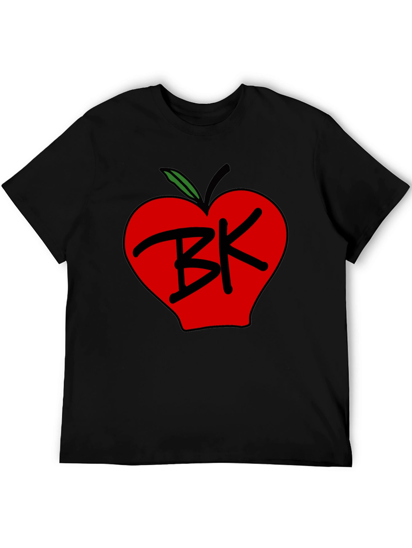 BK Apple Graphic Tee - Black Unisex T-Shirt