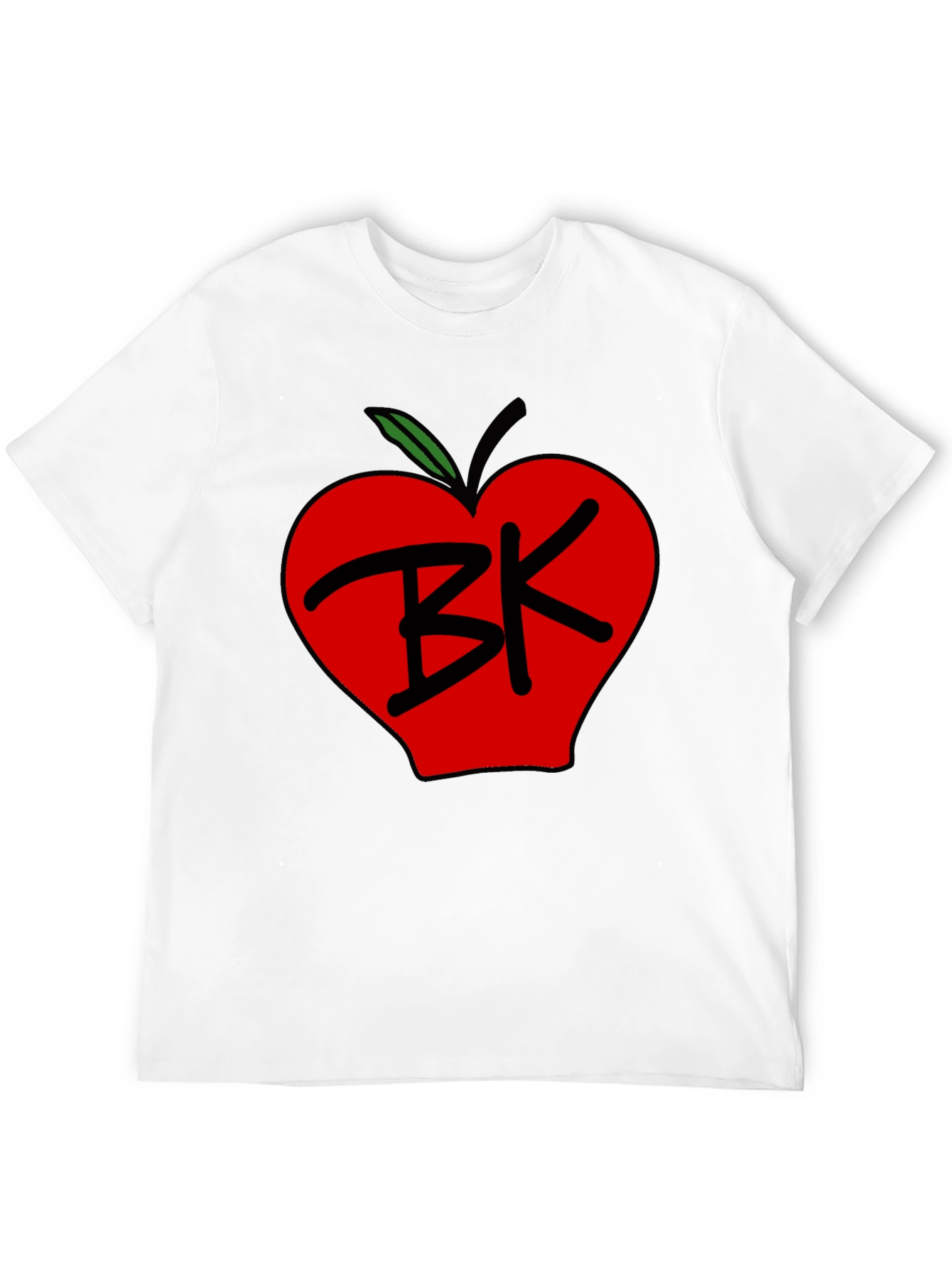 BK Apple Graphic Tee - Black Unisex T-Shirt