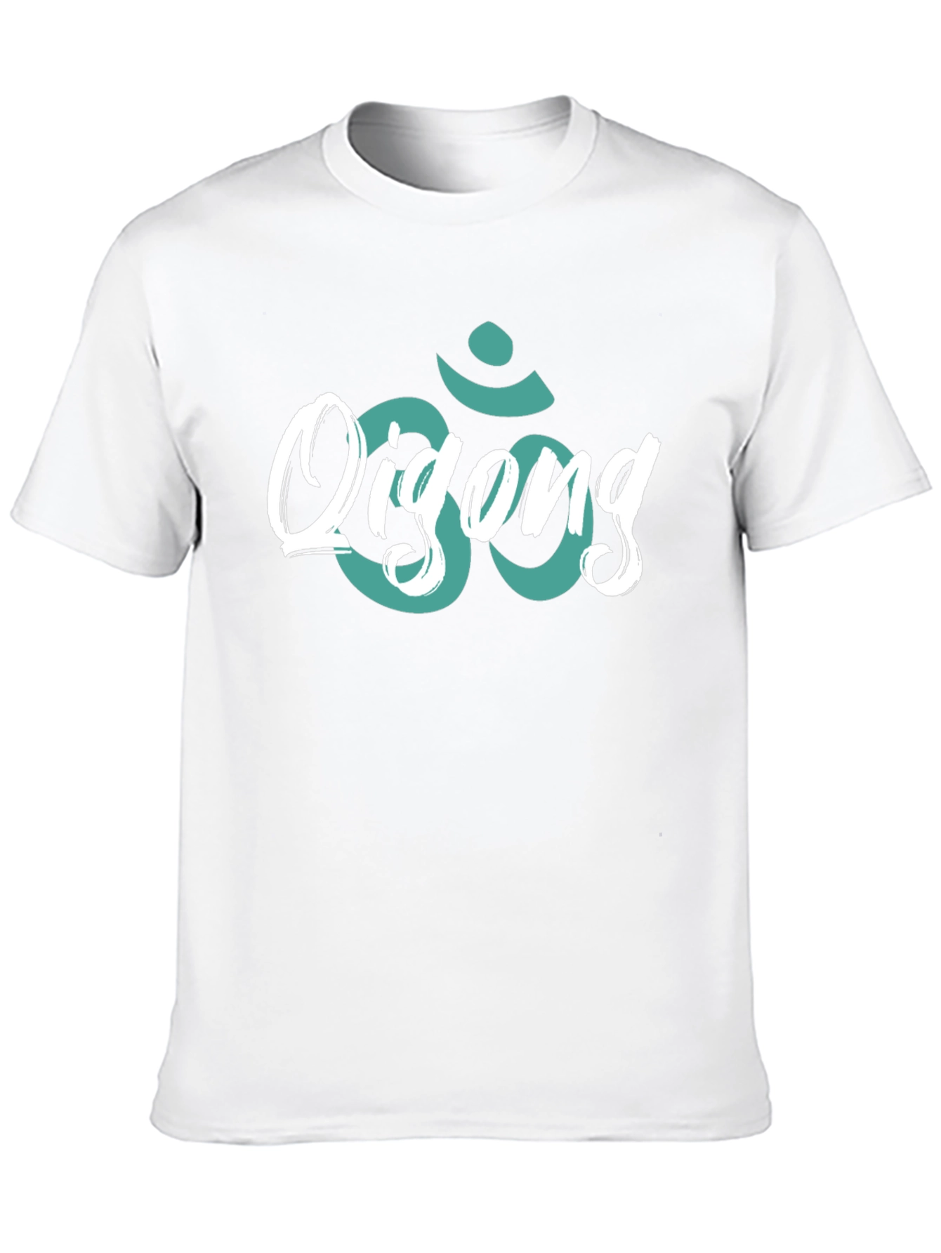 Qigong Om Symbol Black T-Shirt