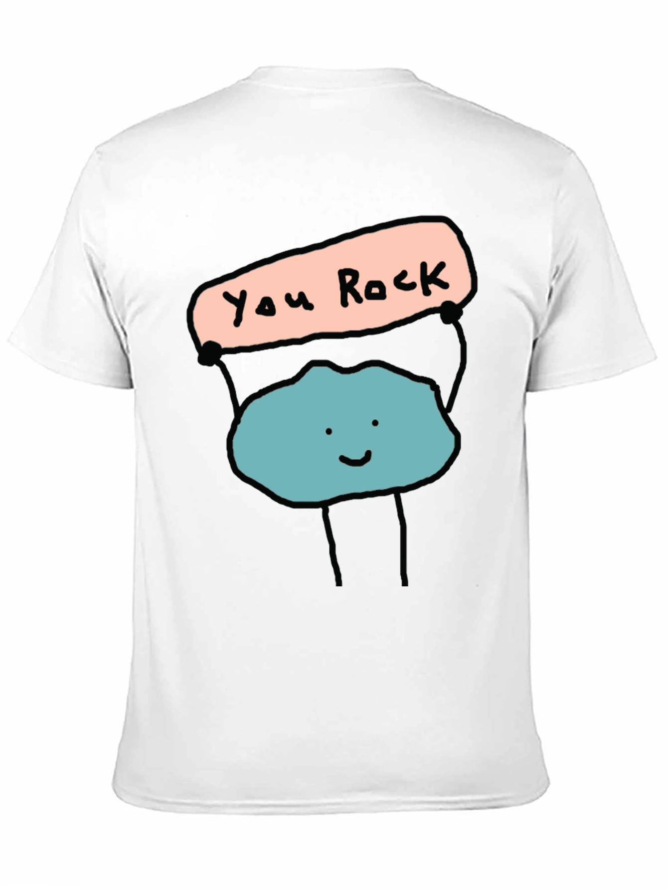You Rock Graphic Tee - Mens Black T-Shirt