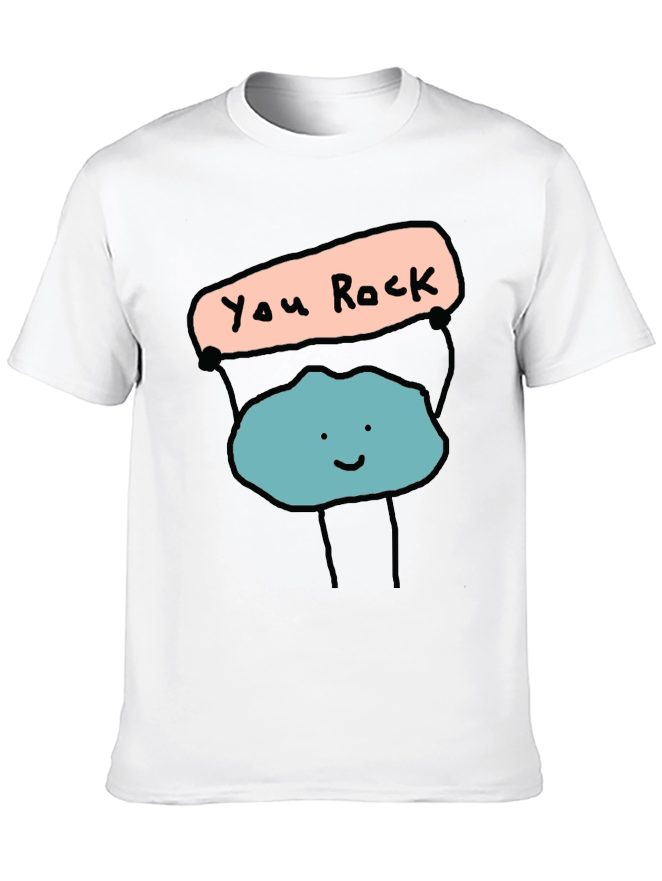You Rock Graphic Tee - Mens Black T-Shirt