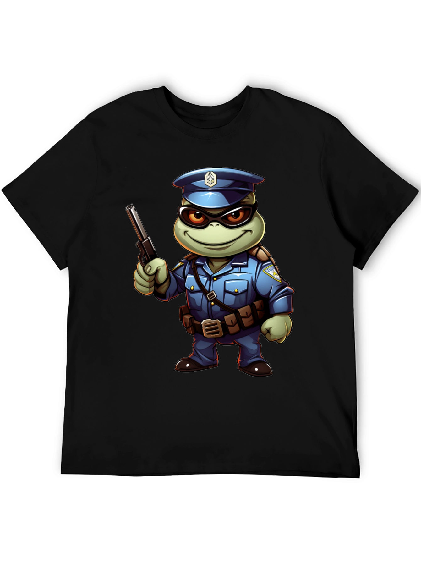 Turtle Cop Graphic T-Shirt