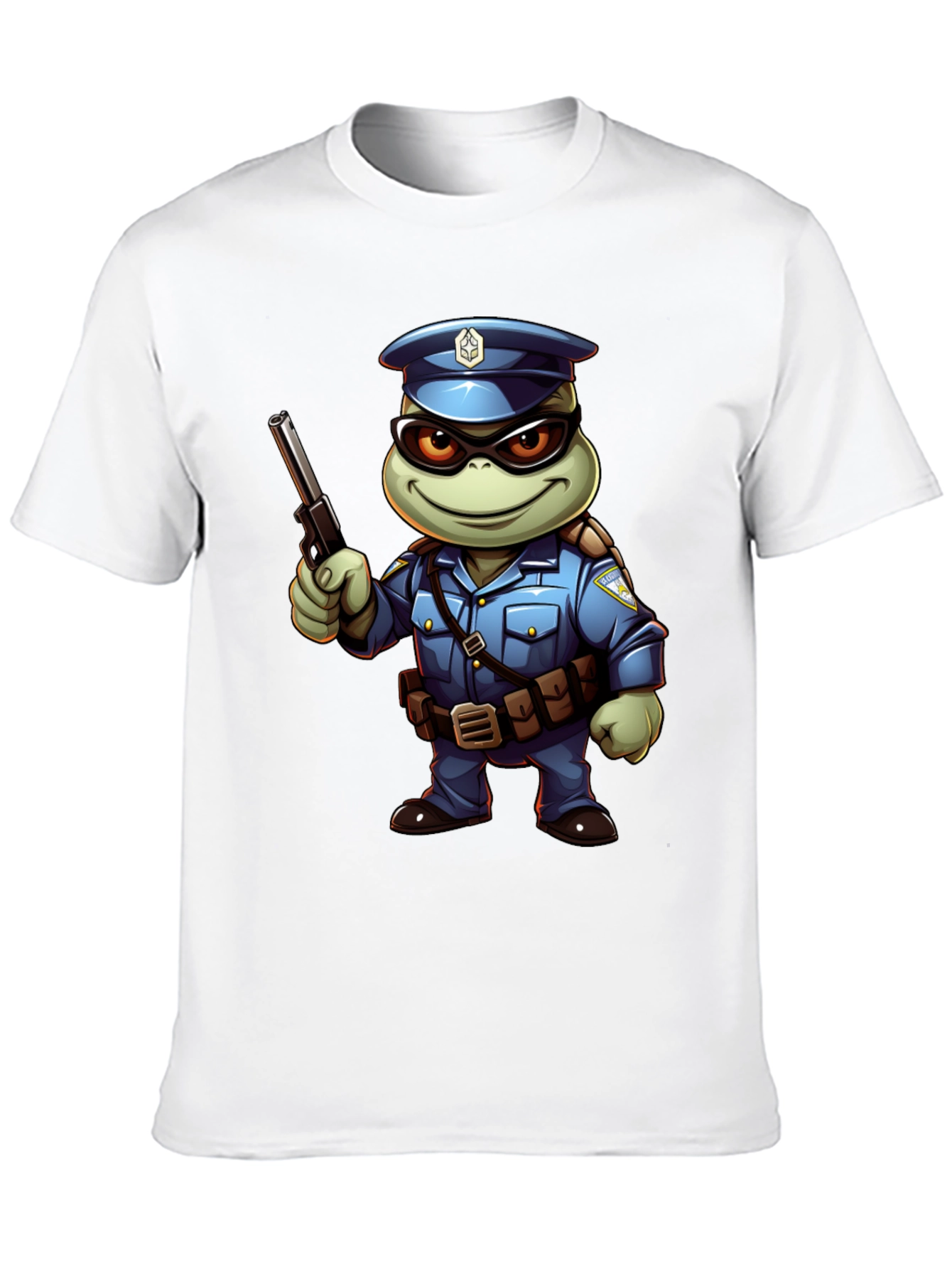 Turtle Cop Graphic T-Shirt