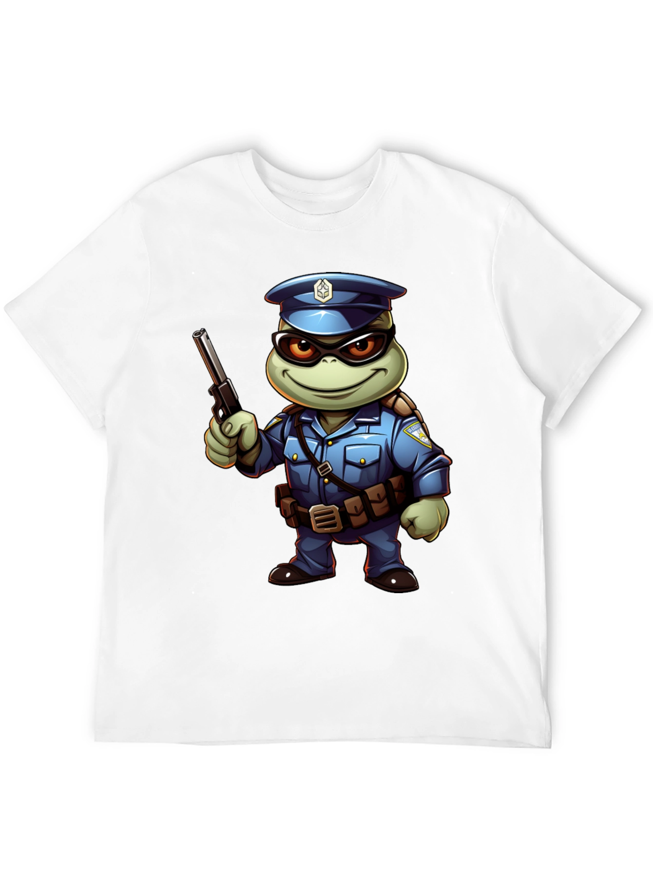Turtle Cop Graphic T-Shirt