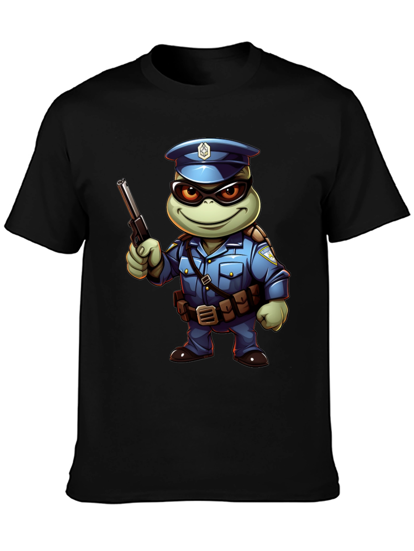 Turtle Cop Graphic T-Shirt