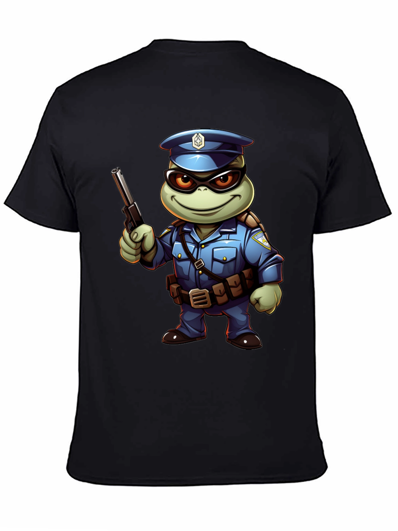 Turtle Cop Graphic T-Shirt