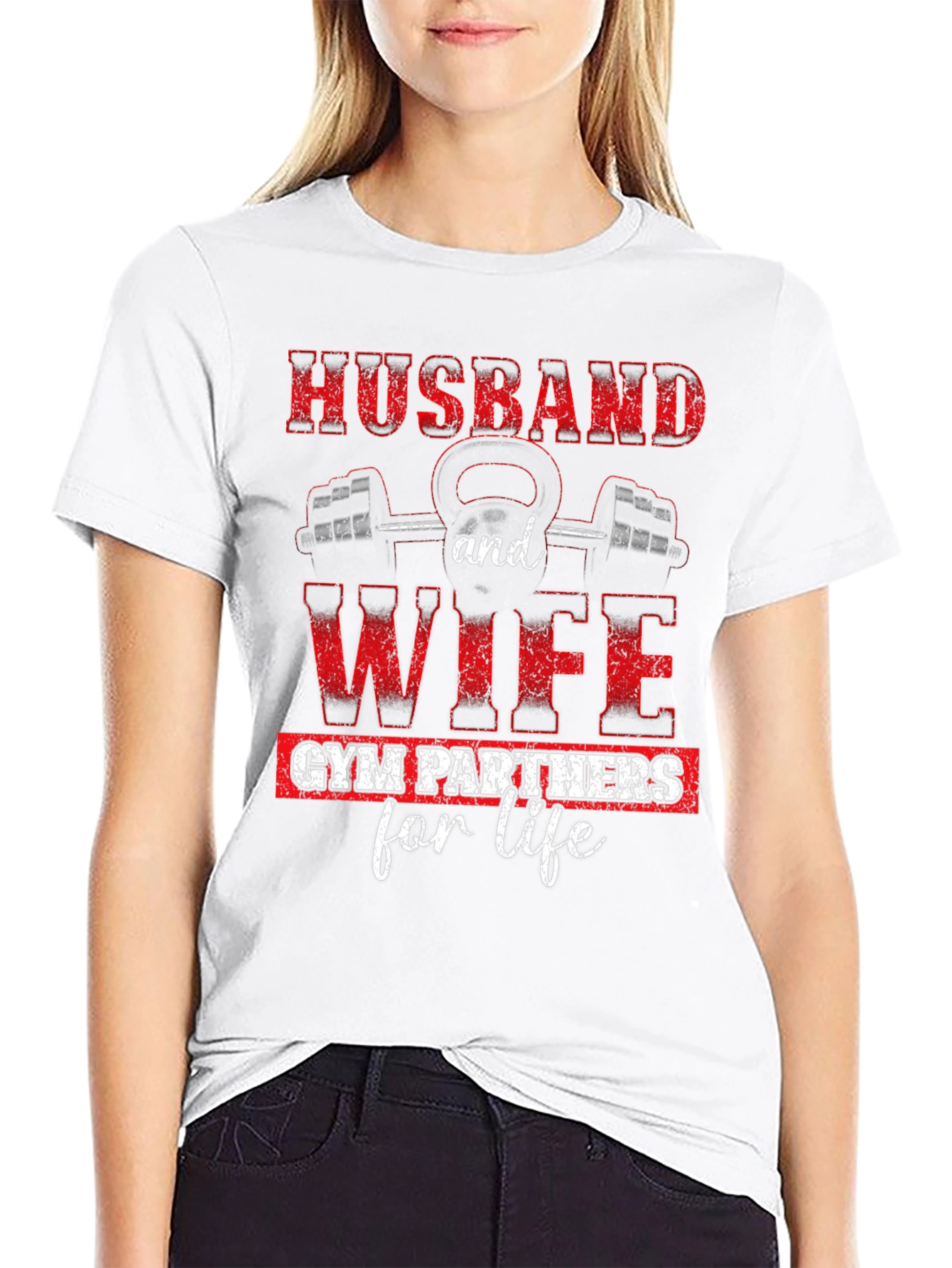 Husband & Wife Gym Partners T-Shirt