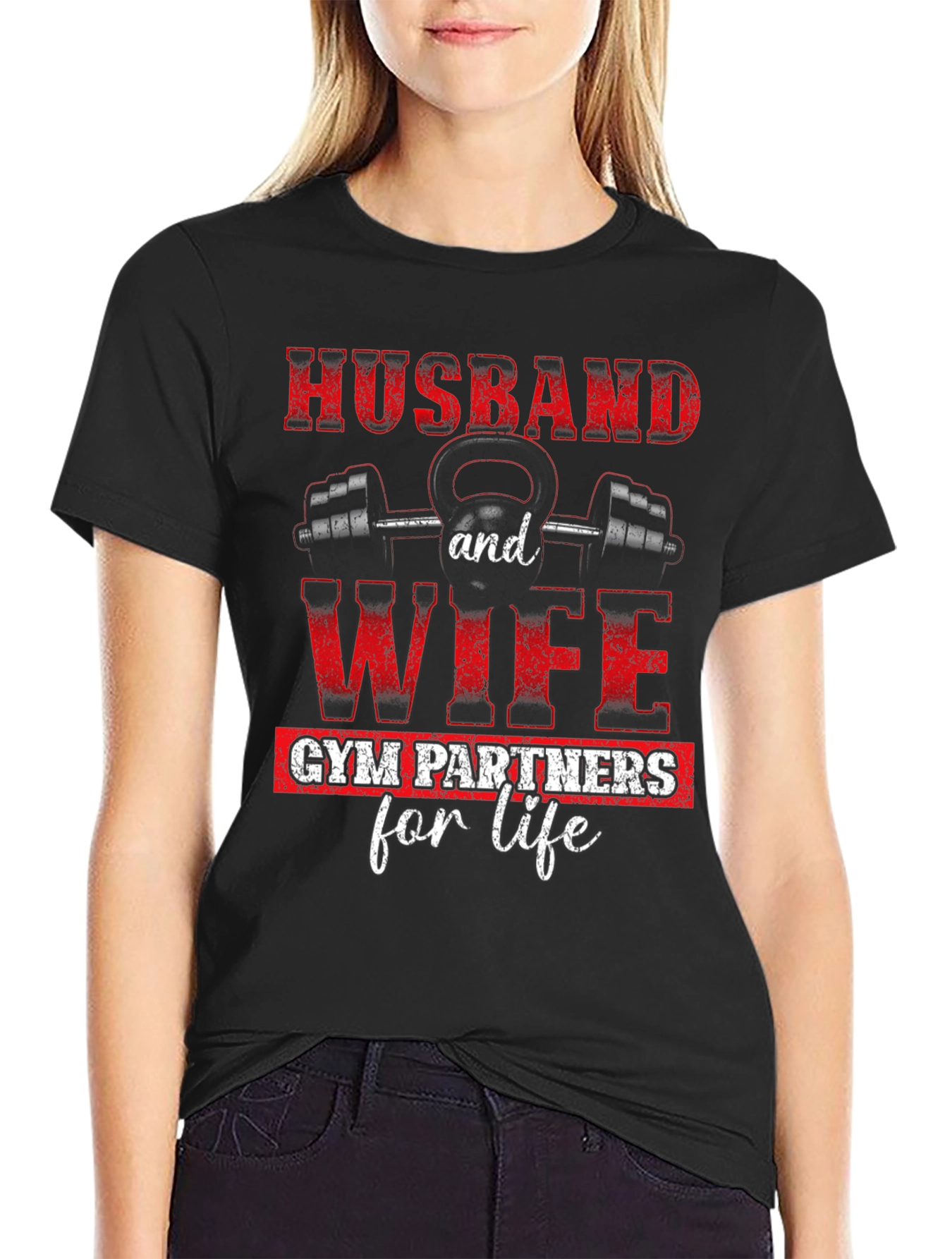 Husband & Wife Gym Partners T-Shirt