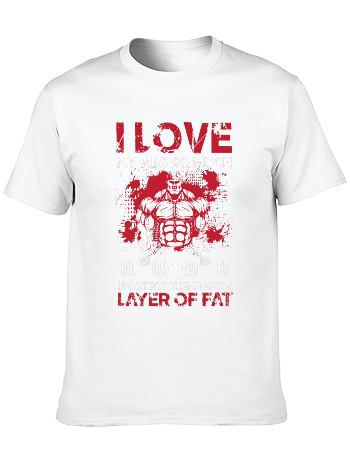 I Love My Abs So Much Graphic T-Shirt