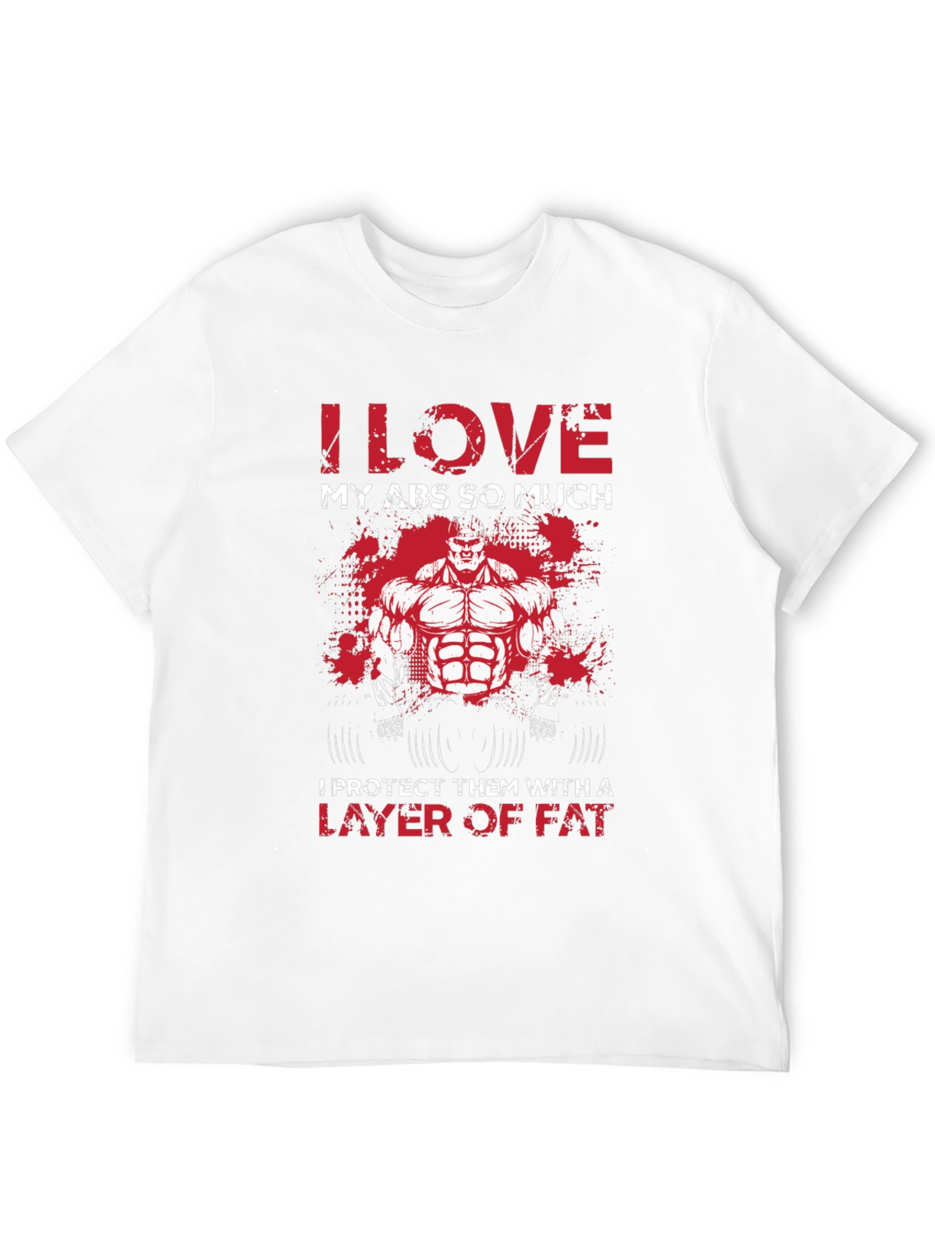 I Love My Abs So Much Graphic T-Shirt