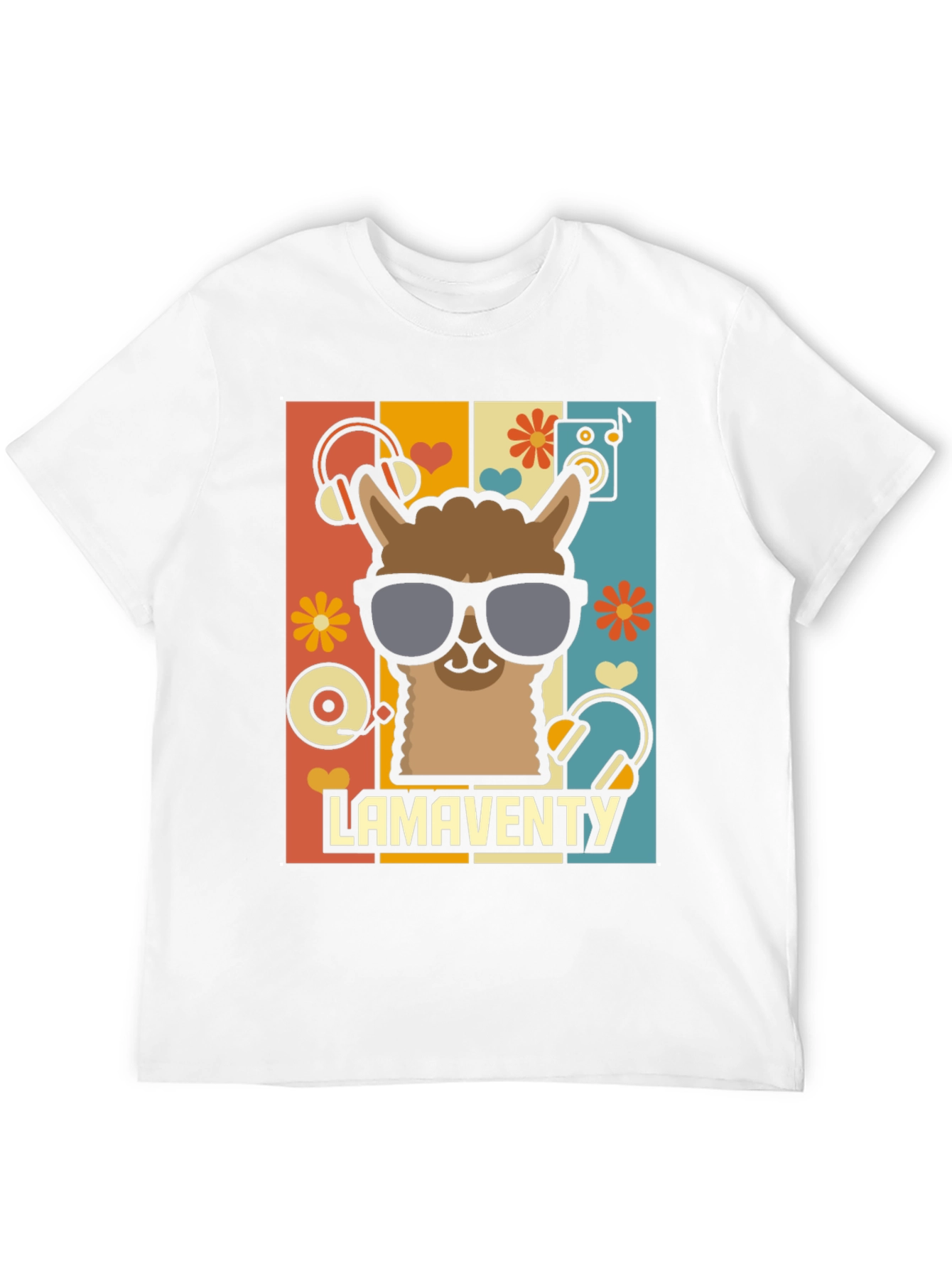 Lamaventy T-Shirt: Retro Llama Design