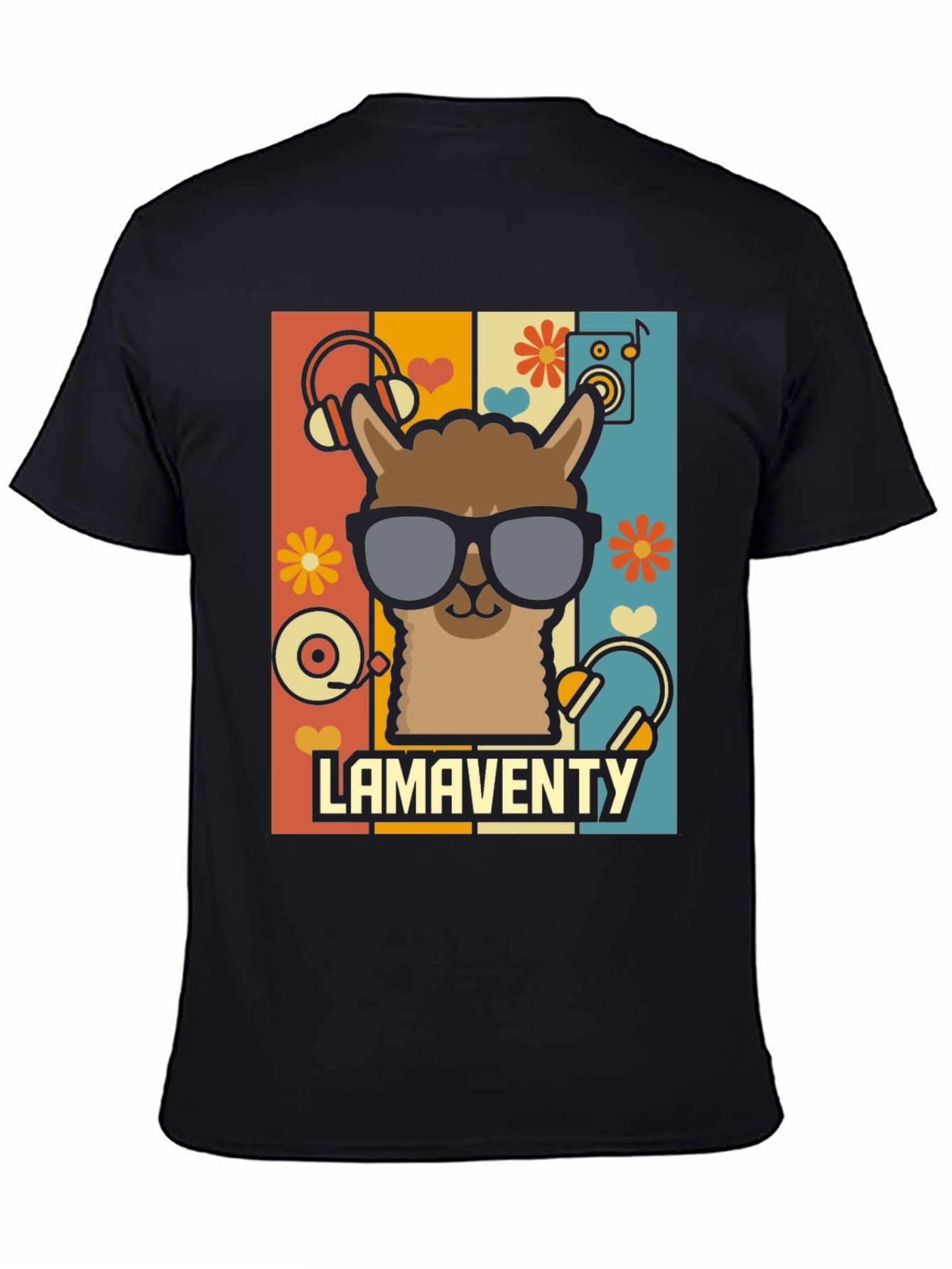 Lamaventy T-Shirt: Retro Llama Design