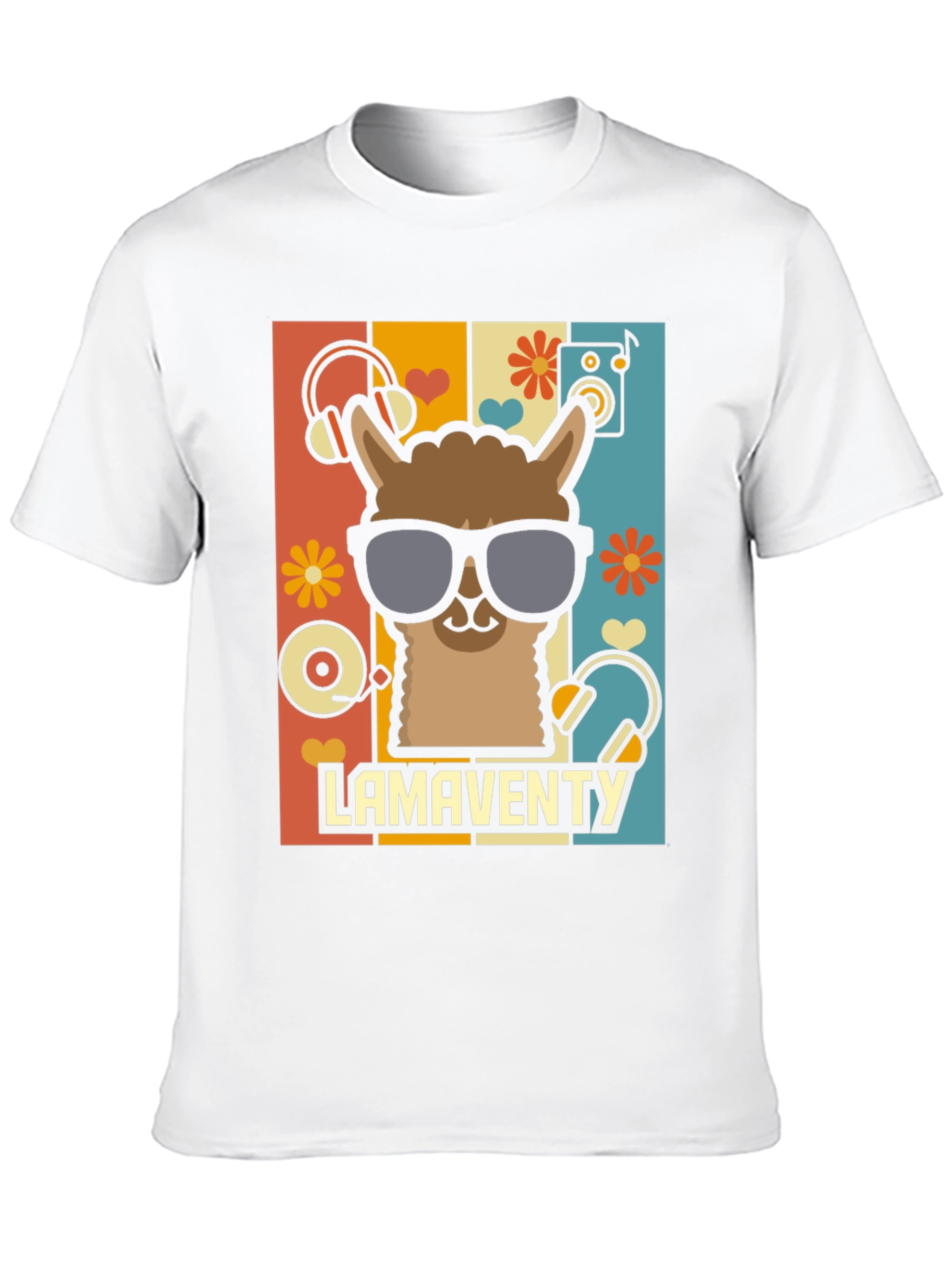 Lamaventy T-Shirt: Retro Llama Design