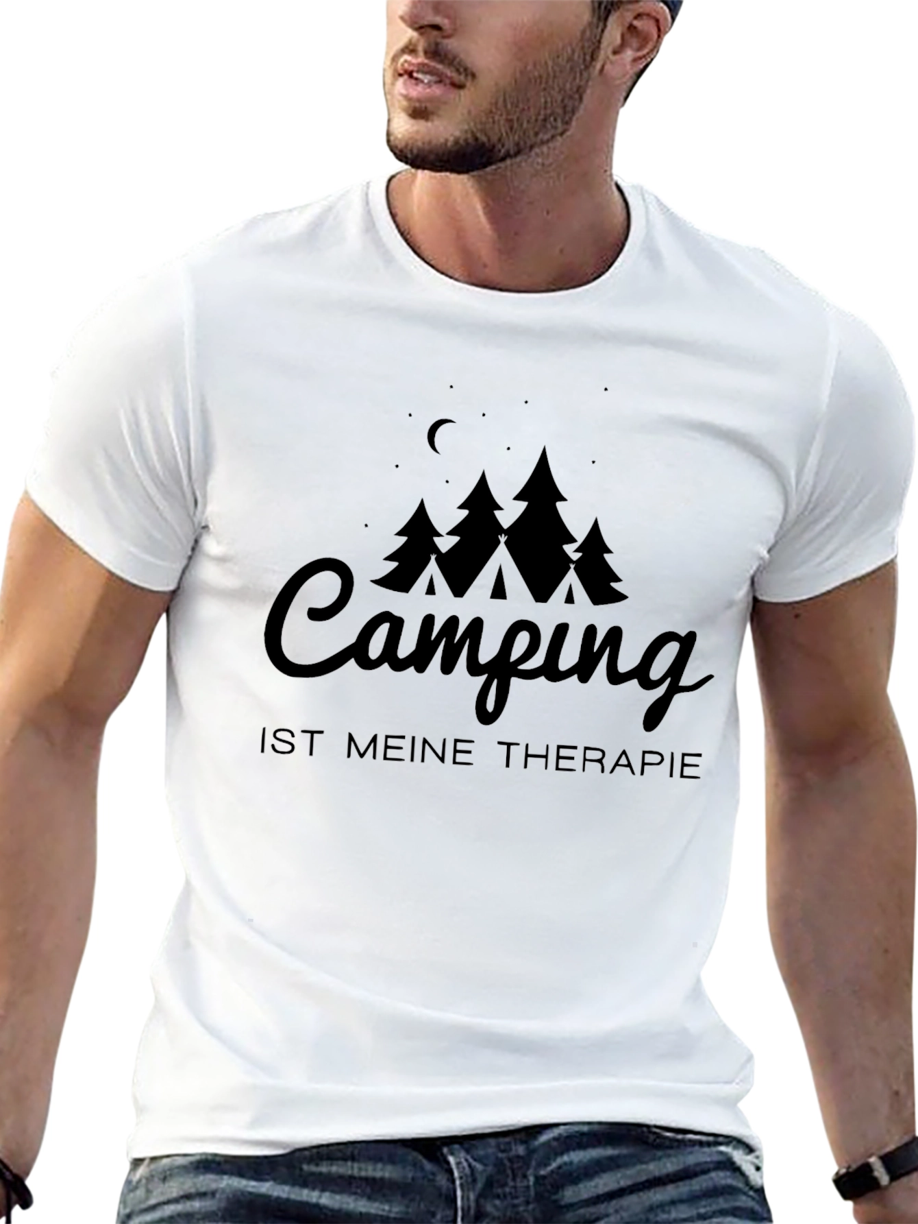 Camping is My Therapy Tee - Nature Lover Shirt
