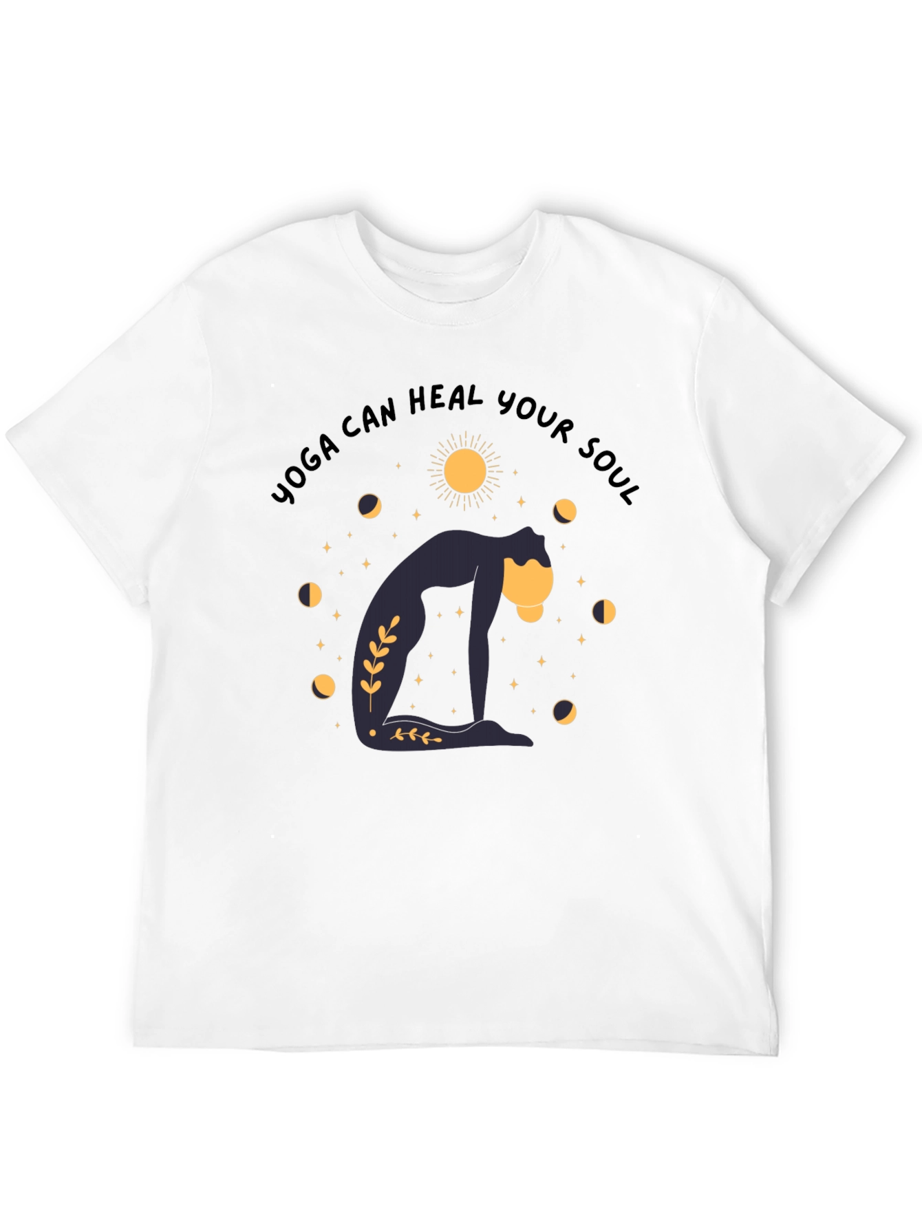 Yoga Can Heal Your Soul Graphic T-Shirt